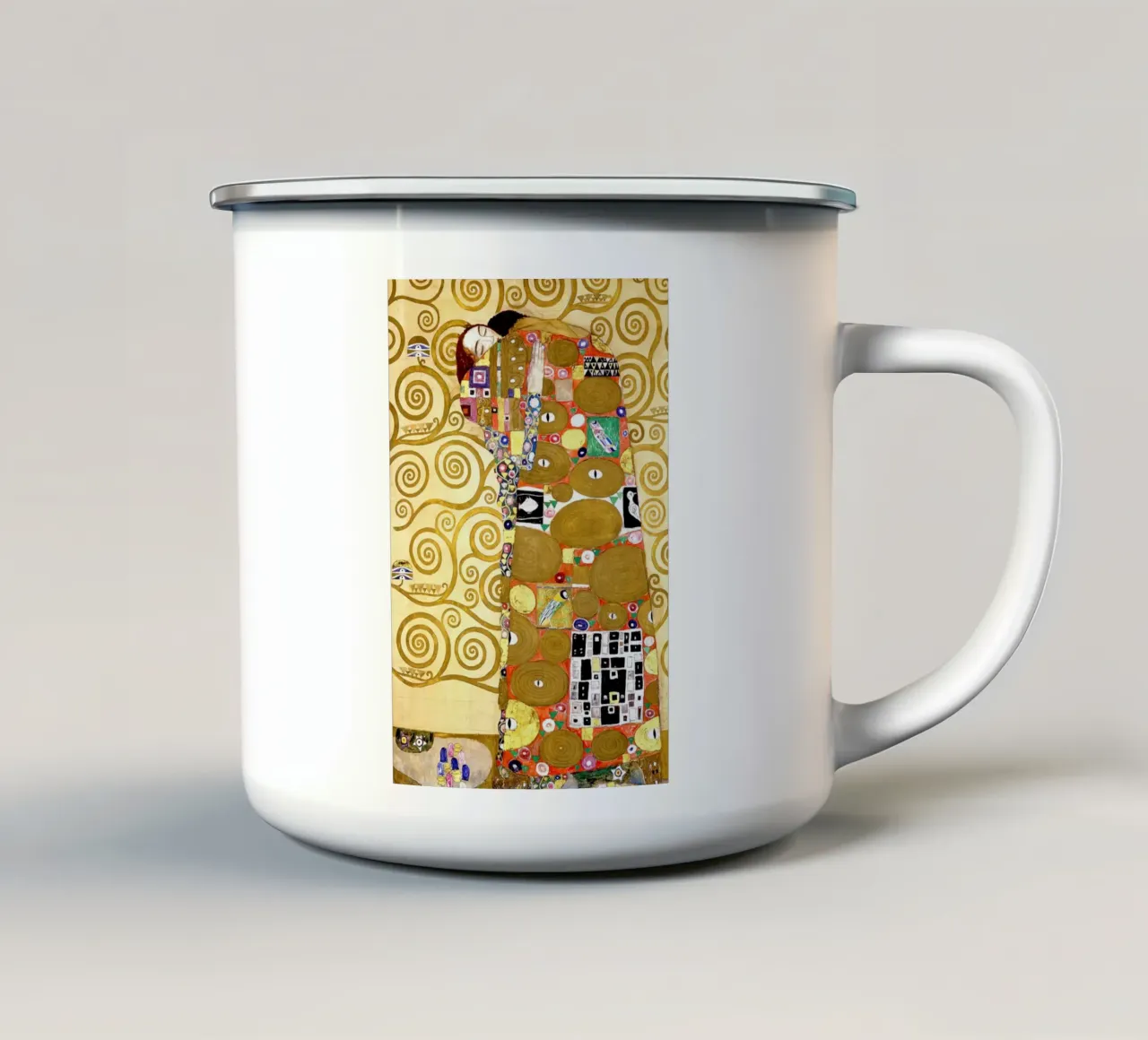 L'albero della vita - Gustave Klimt tazza in smalto da Show Art