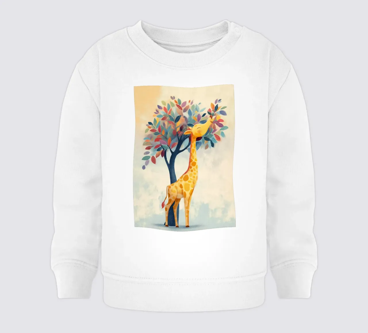 Rainbow Giraffe felpa neonato da Kiara