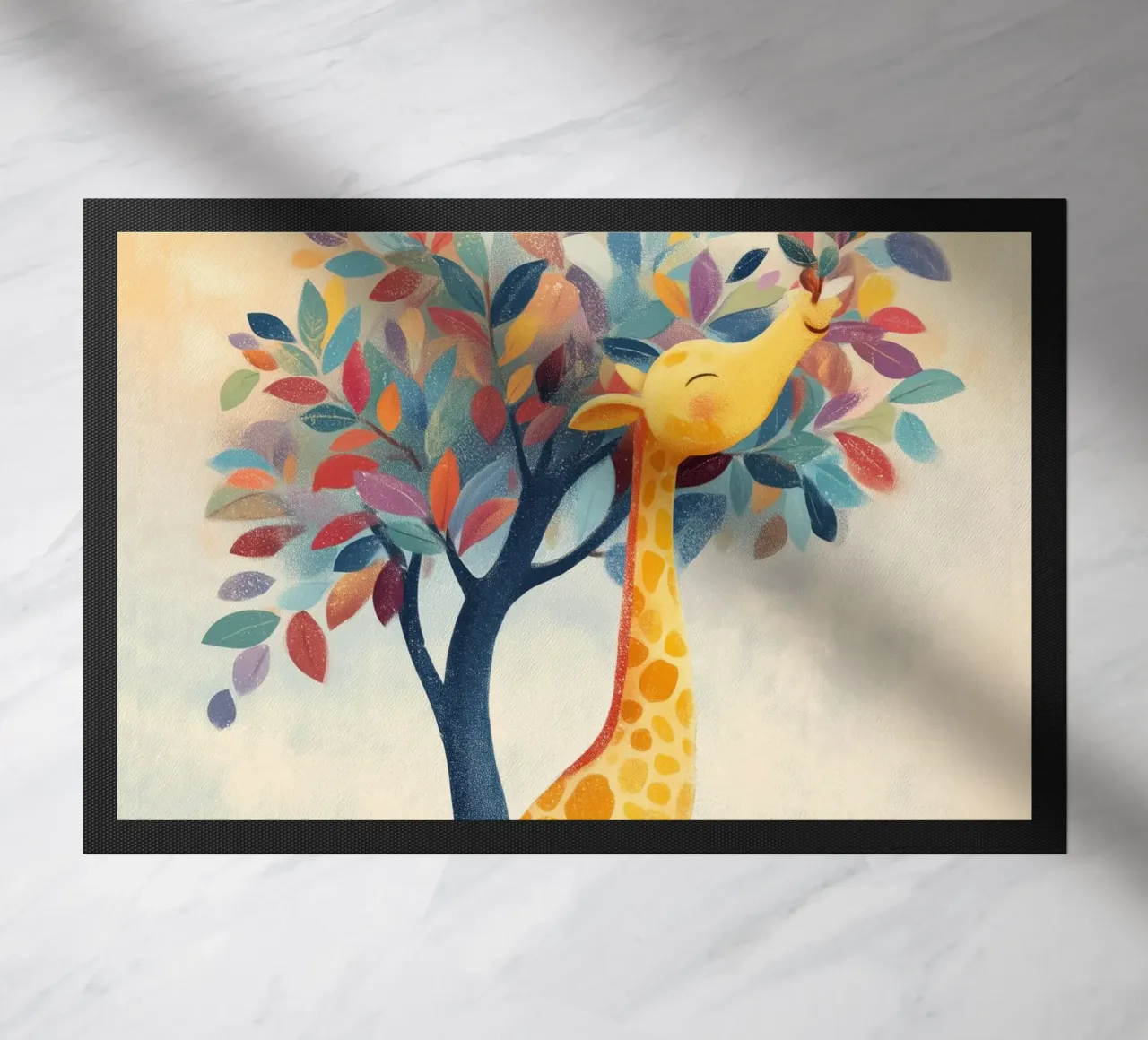 Rainbow Giraffe zerbino da Kiara