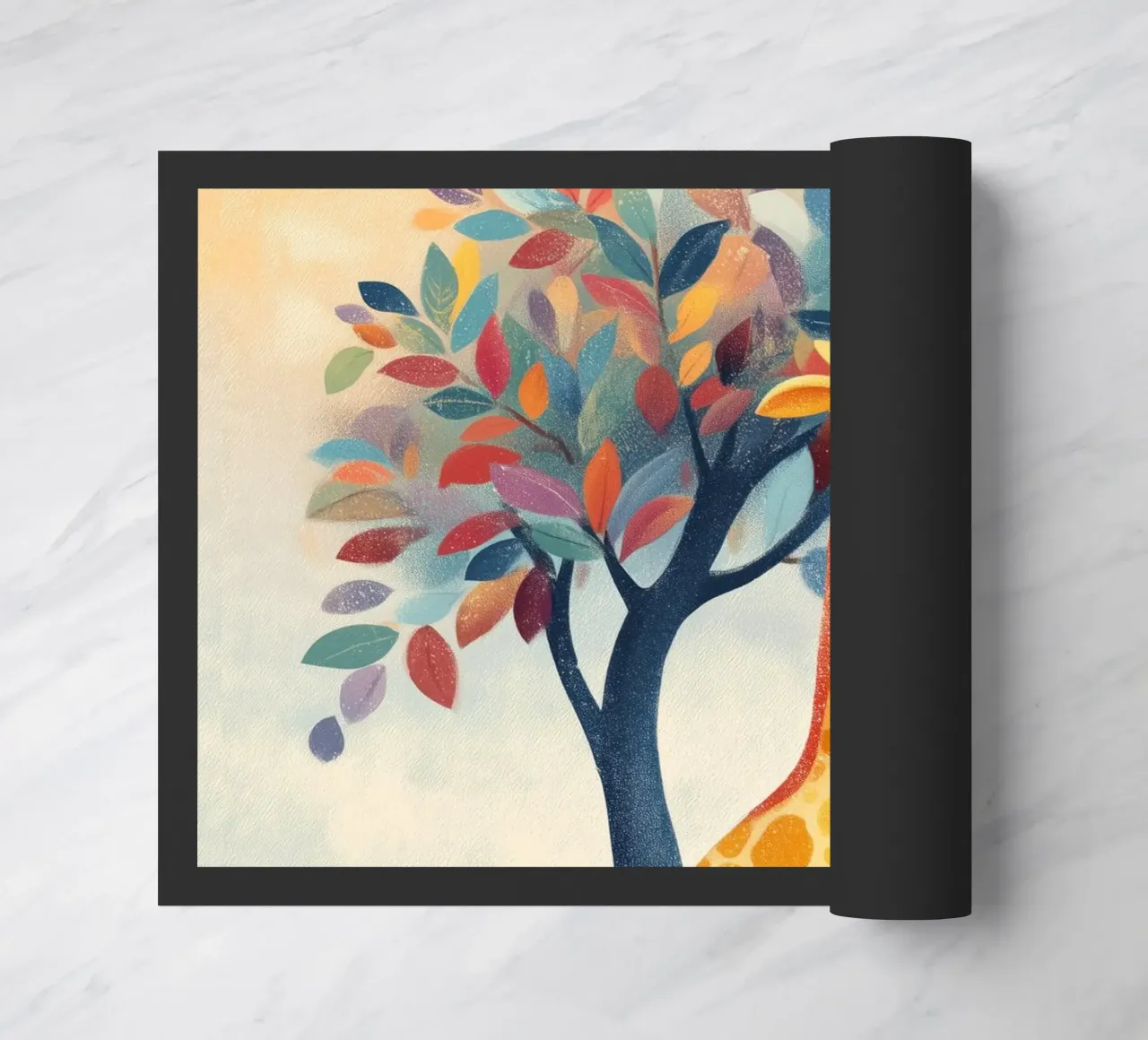 Rainbow Giraffe zerbino da Kiara