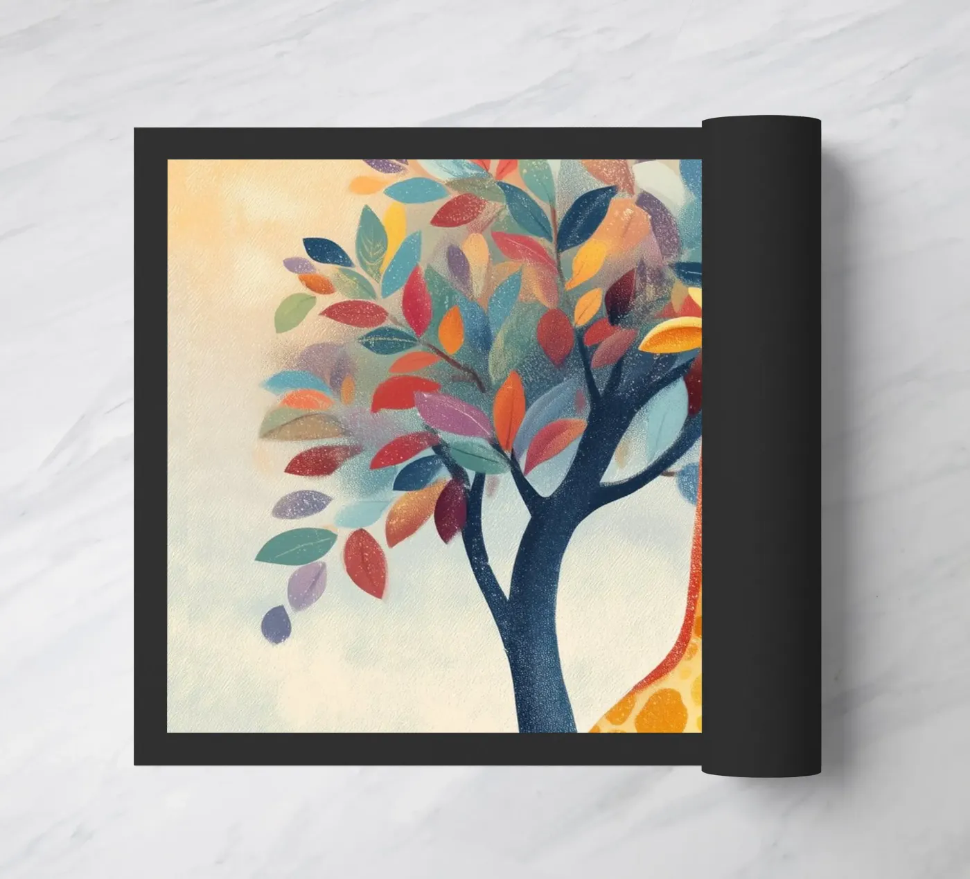 Rainbow Giraffe zerbino da Kiara