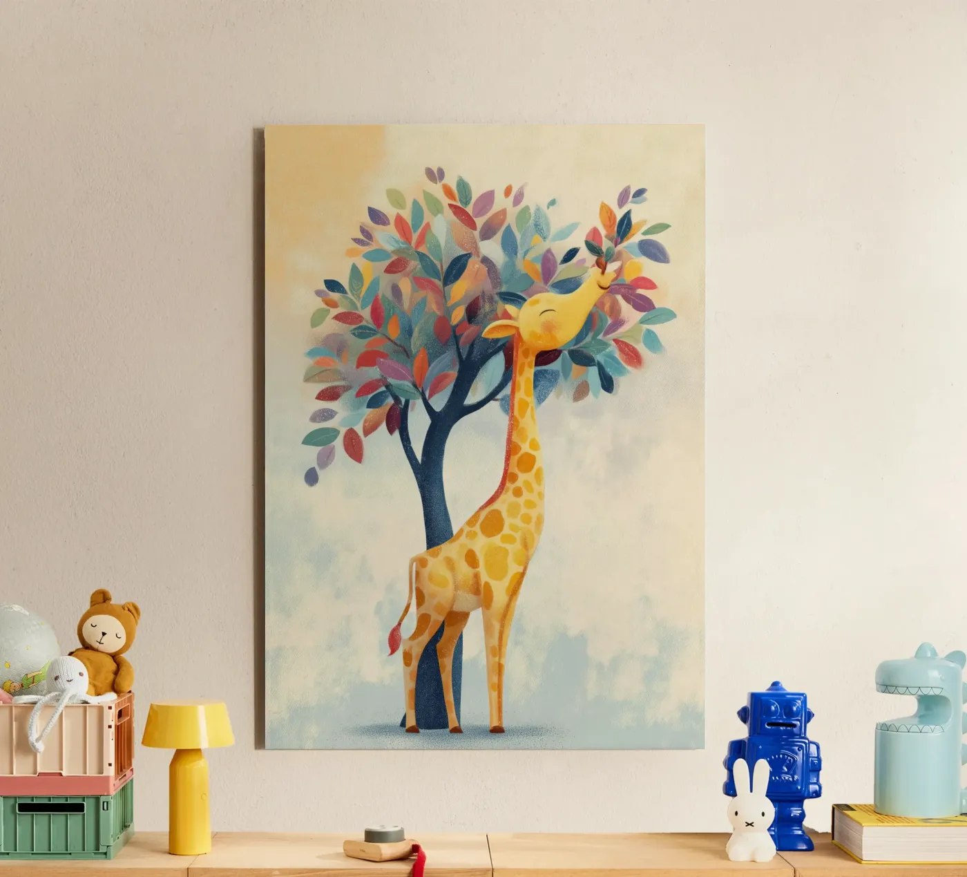 Rainbow Giraffe pannello forex da Kiara