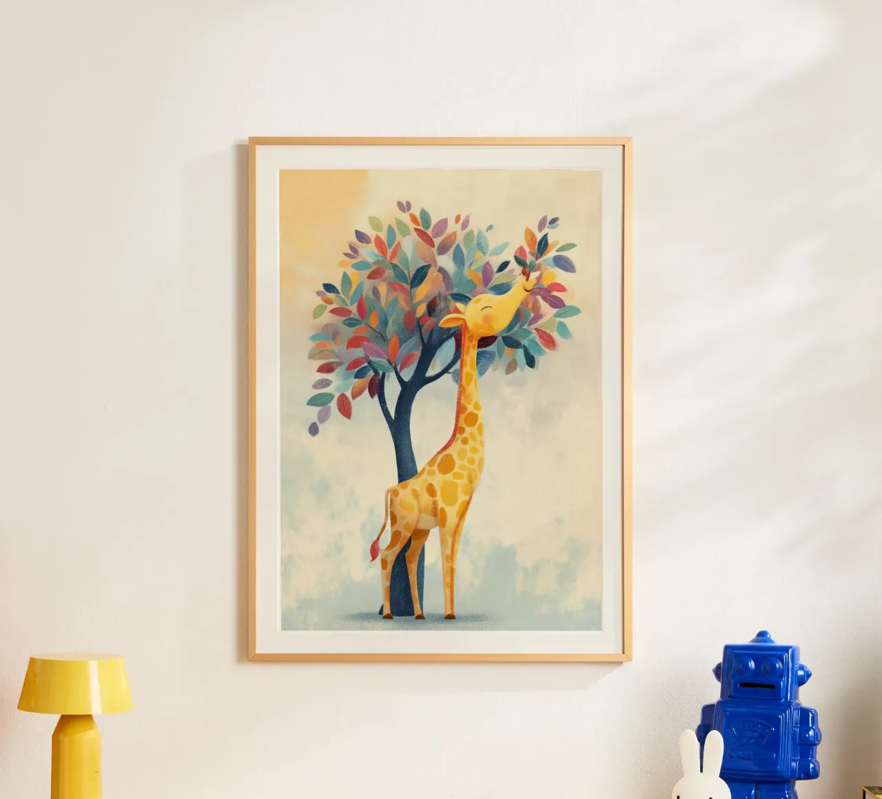 Rainbow Giraffe poster da Kiara