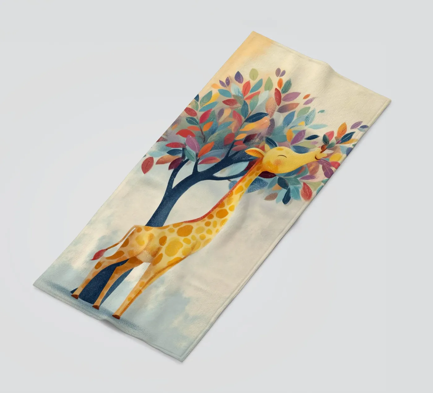 Rainbow Giraffe telo mare da Kiara