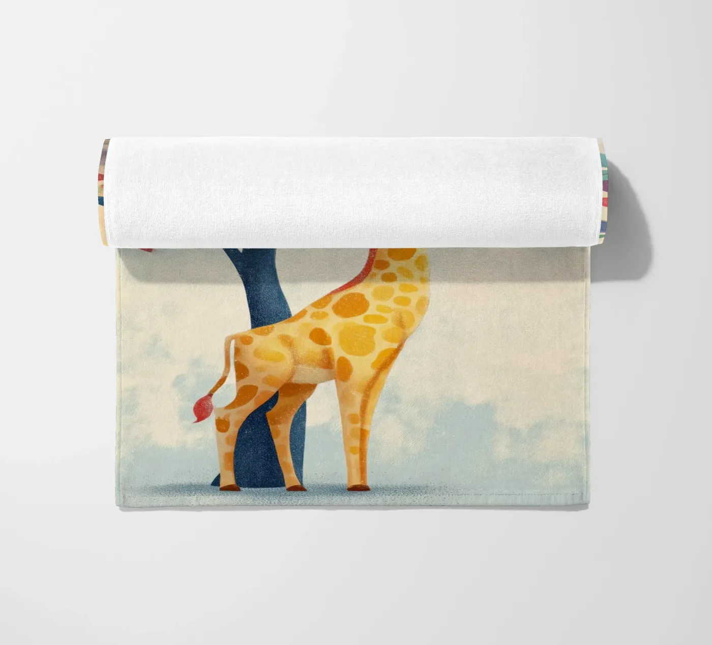 Rainbow Giraffe telo mare da Kiara