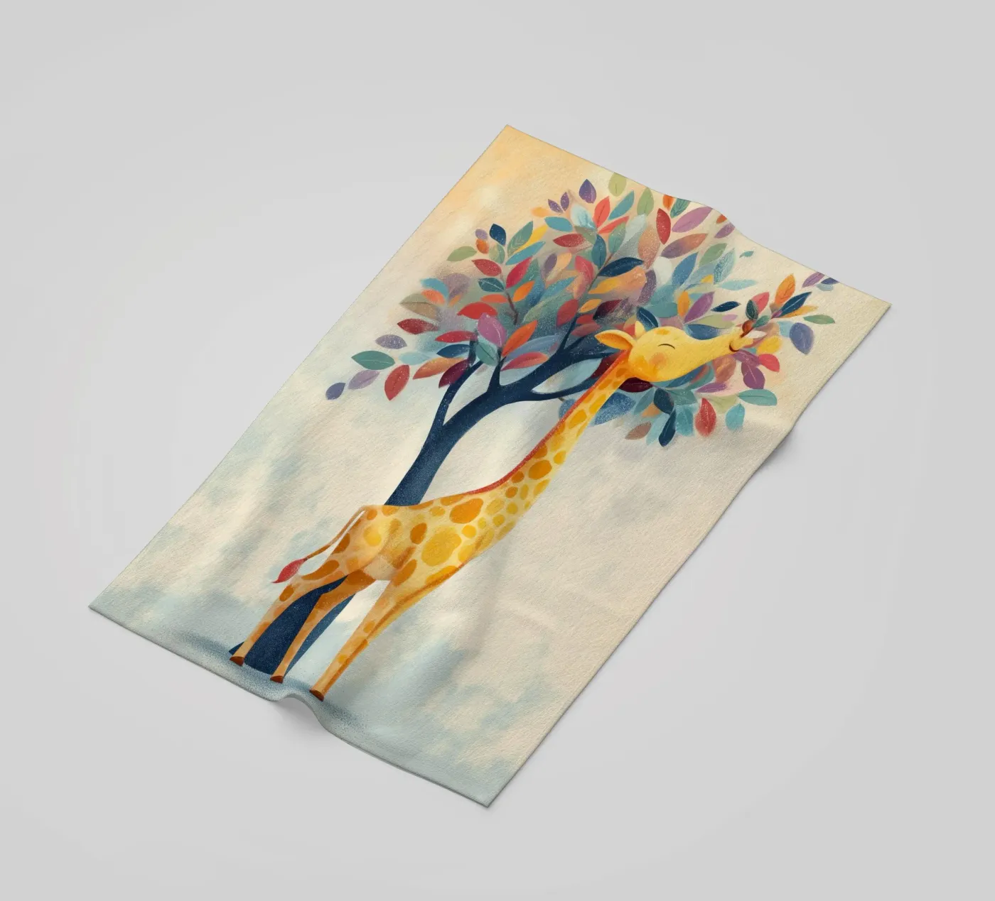 Rainbow Giraffe telo mare da Kiara