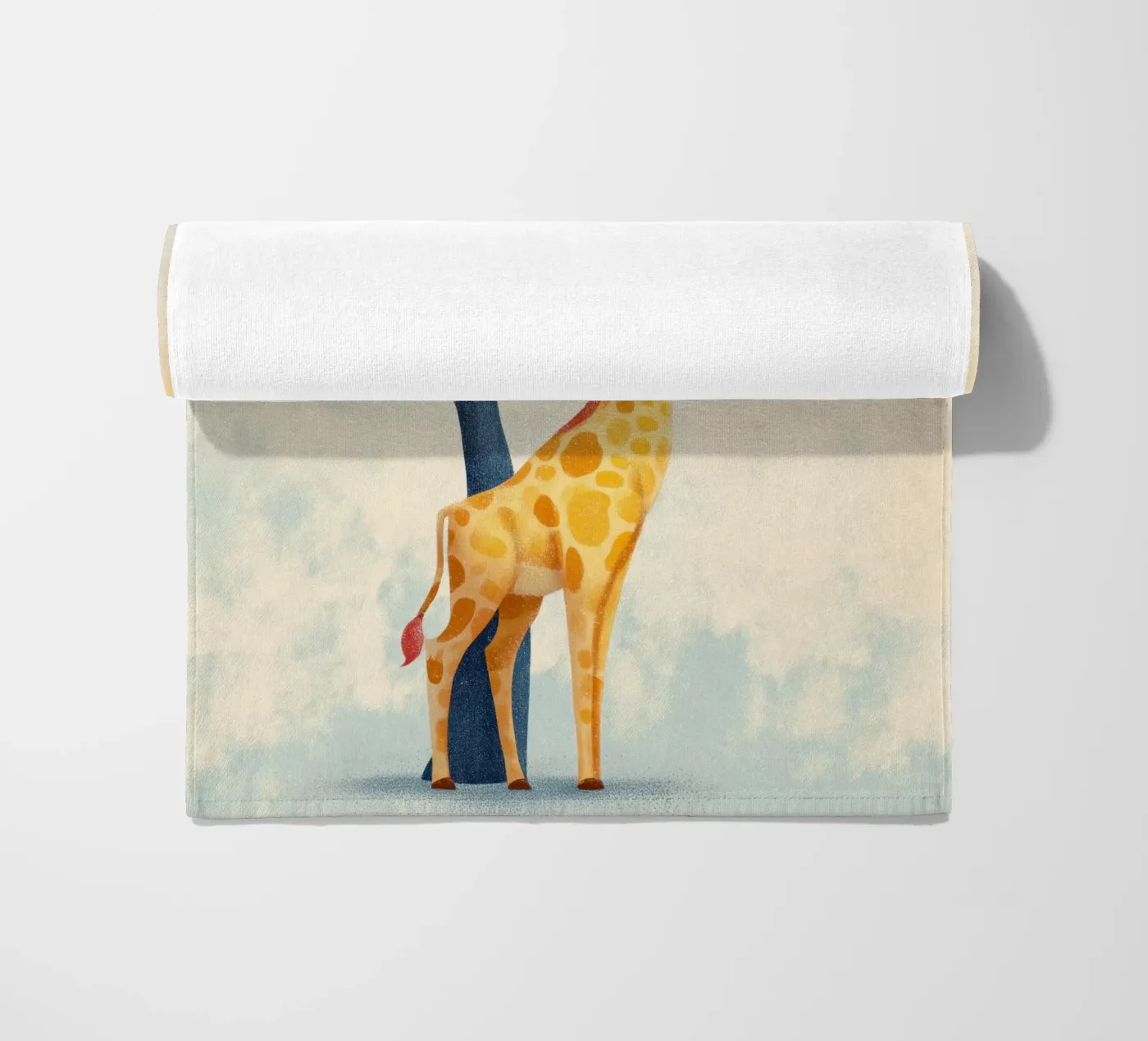 Rainbow Giraffe telo mare da Kiara