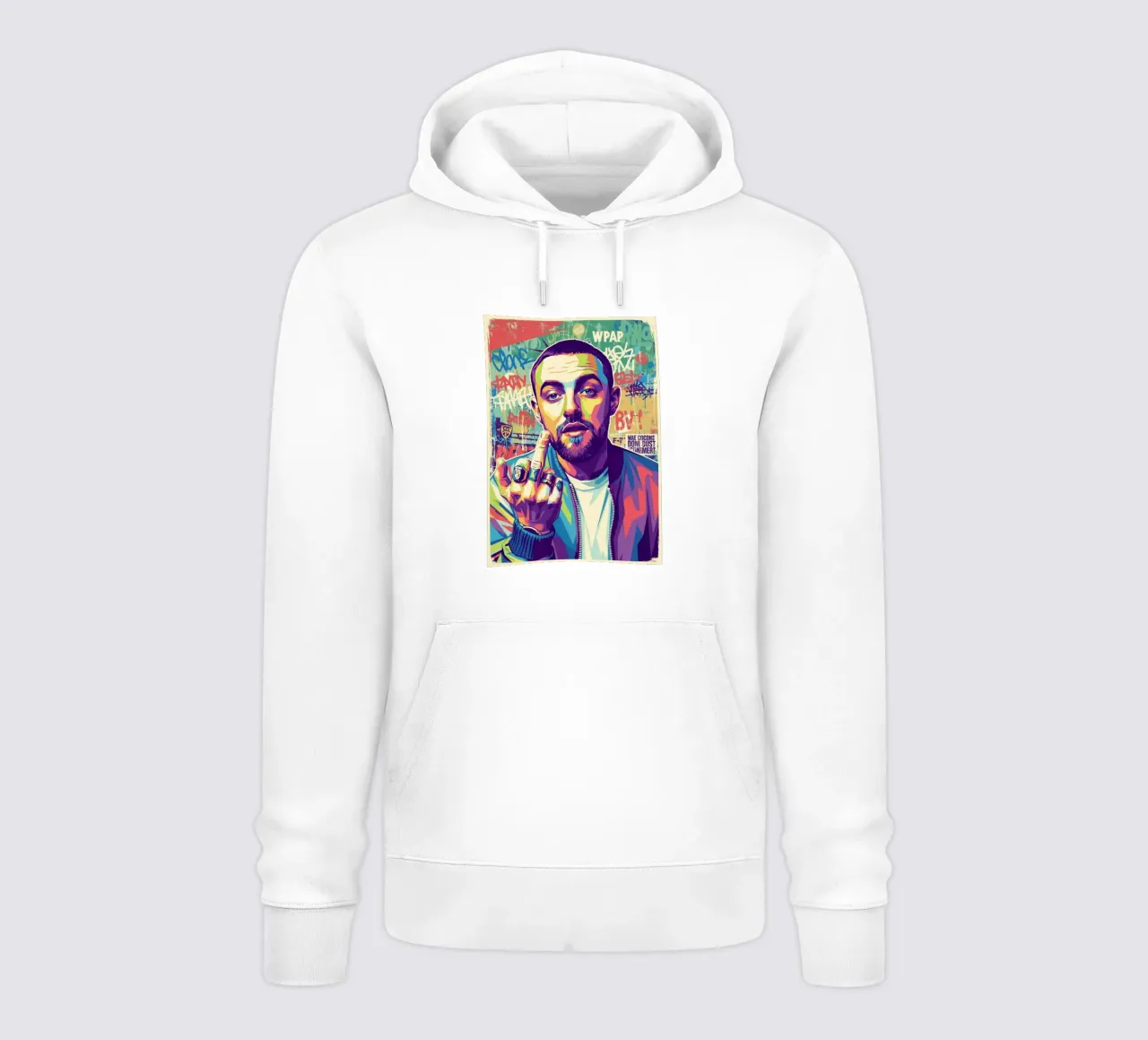 Mac Miller dedo corazón sudadera con capucha de Hantamrata