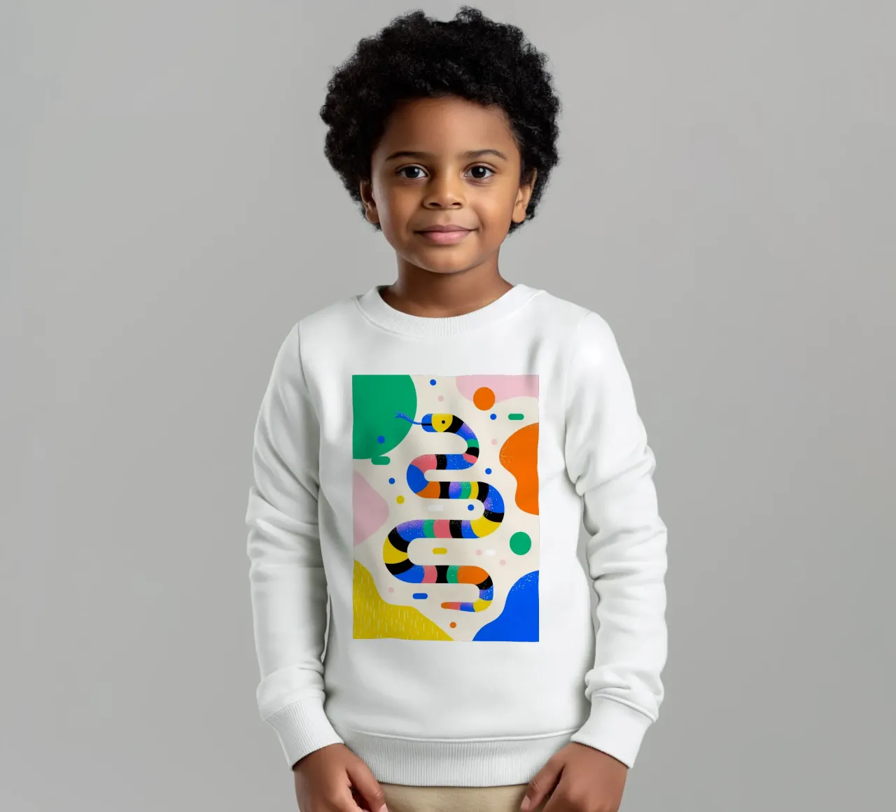 Rainbow Snake felpa bambino da Kiara