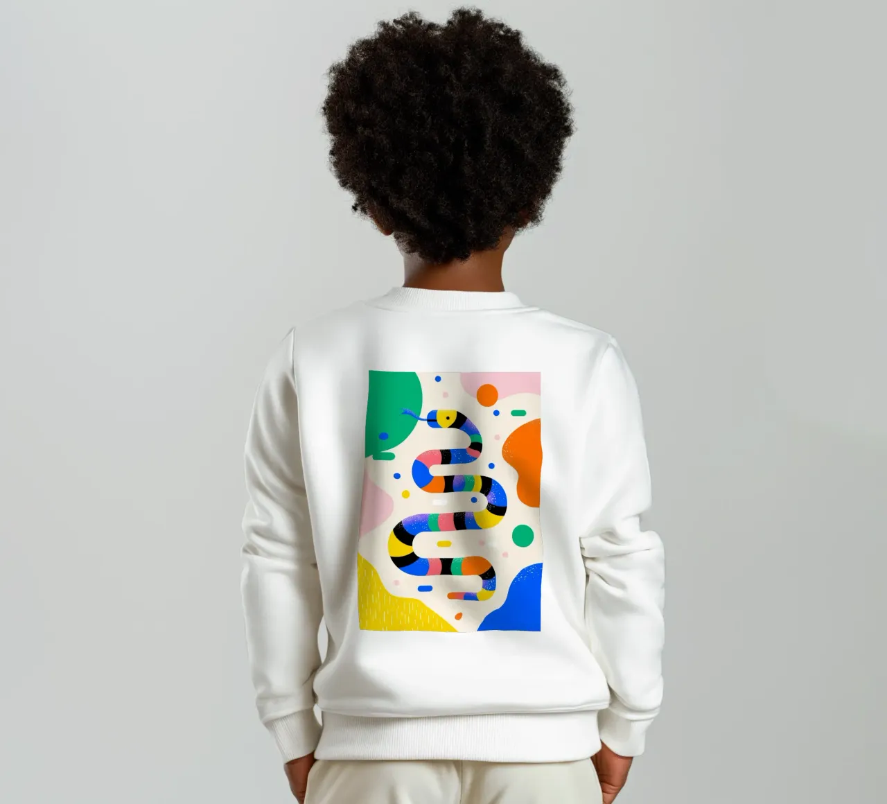 Rainbow Snake felpa bambino da Kiara