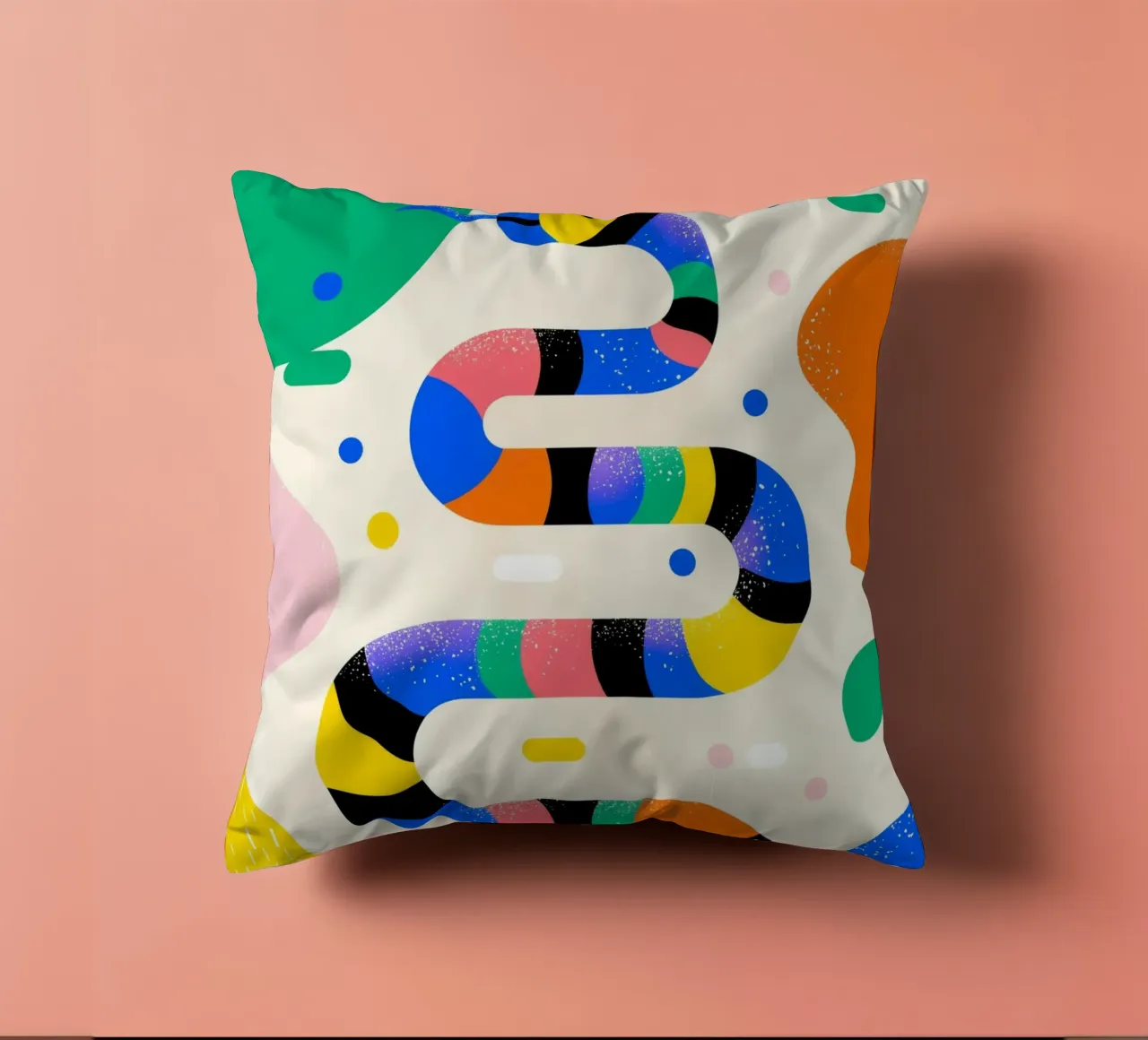 Rainbow Snake cuscino da Kiara