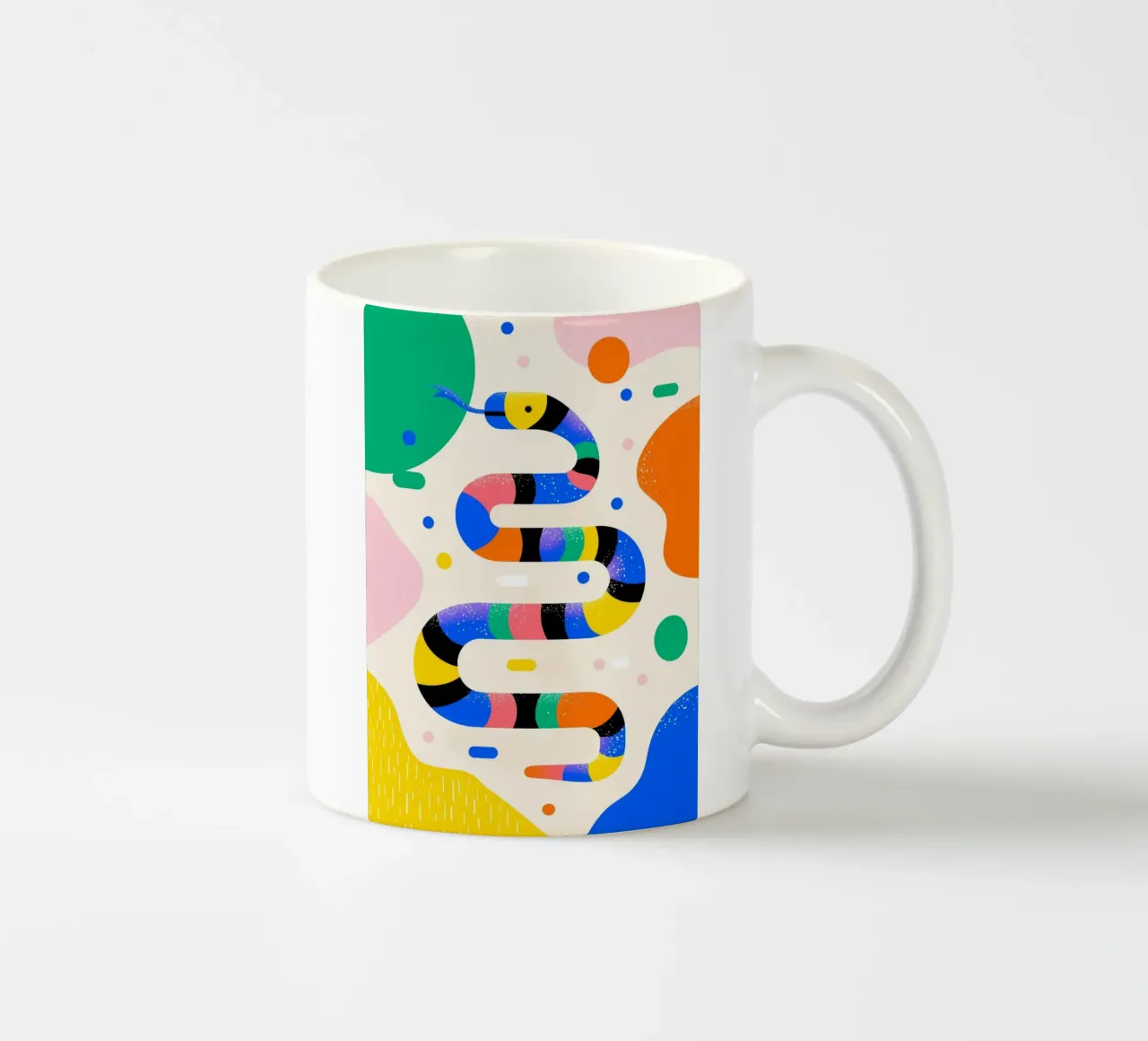Rainbow Snake tazza in ceramica da Kiara