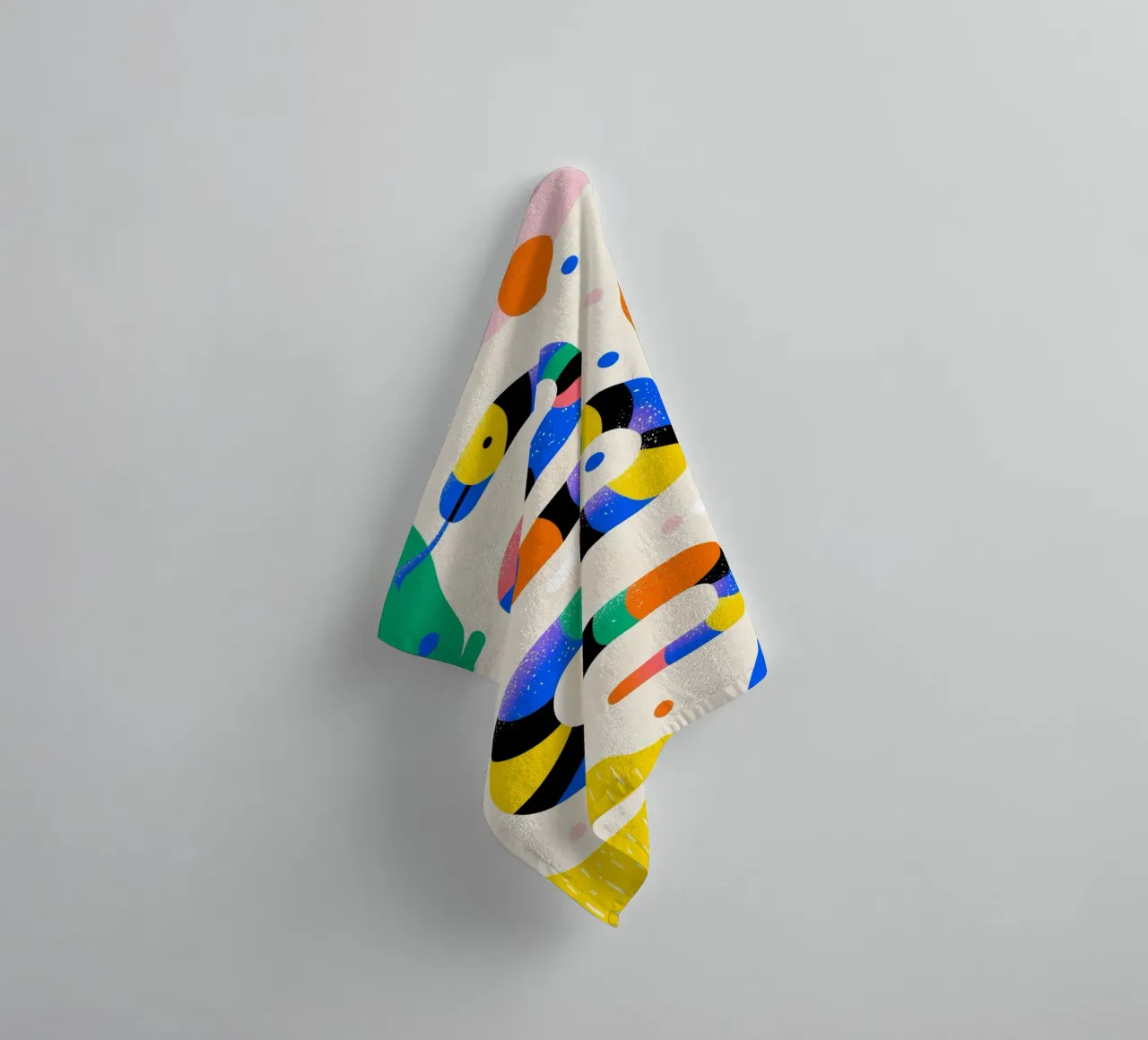 Rainbow Snake asciugamano da bagno da Kiara