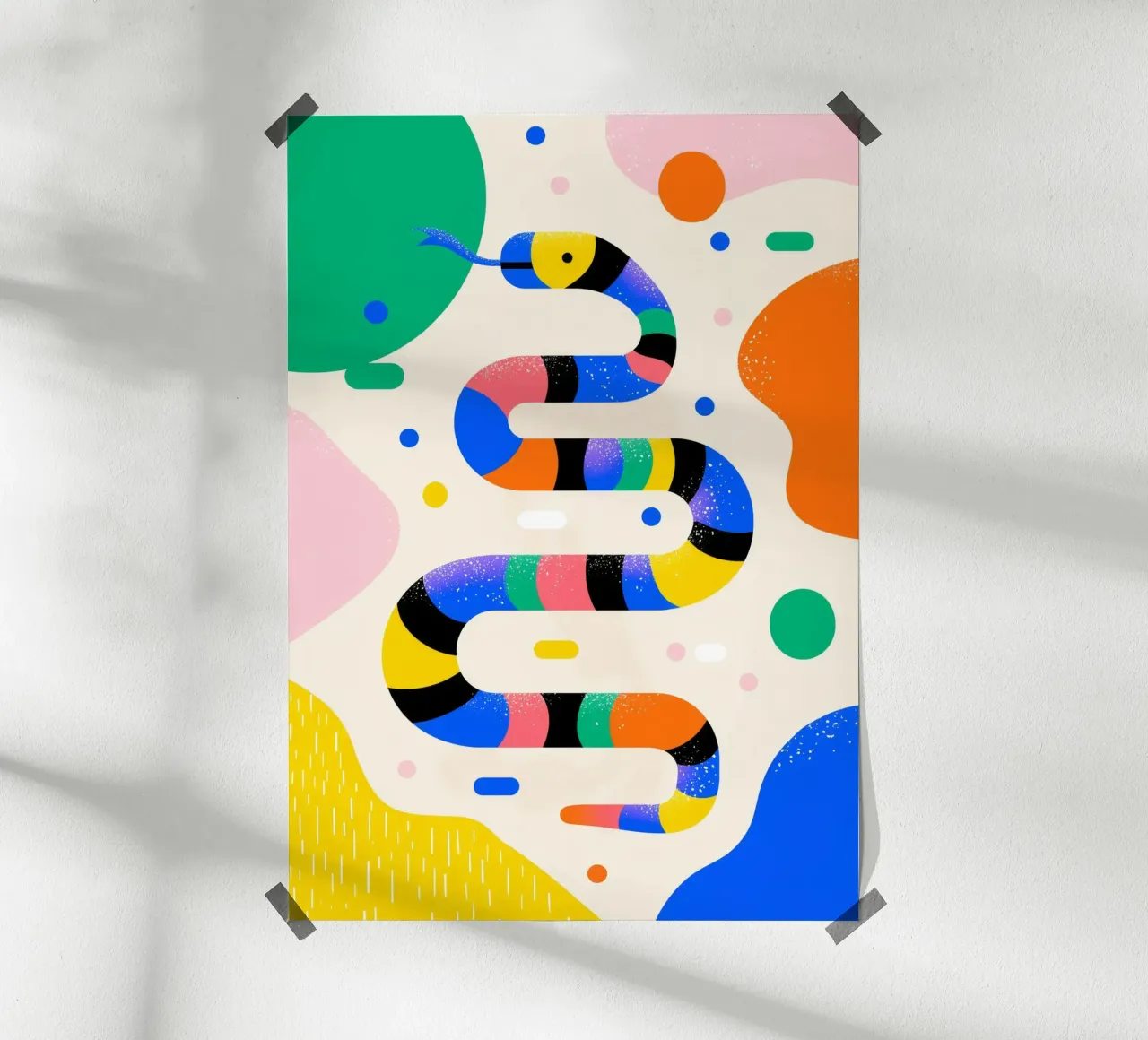 Rainbow Snake Poster von Kiara