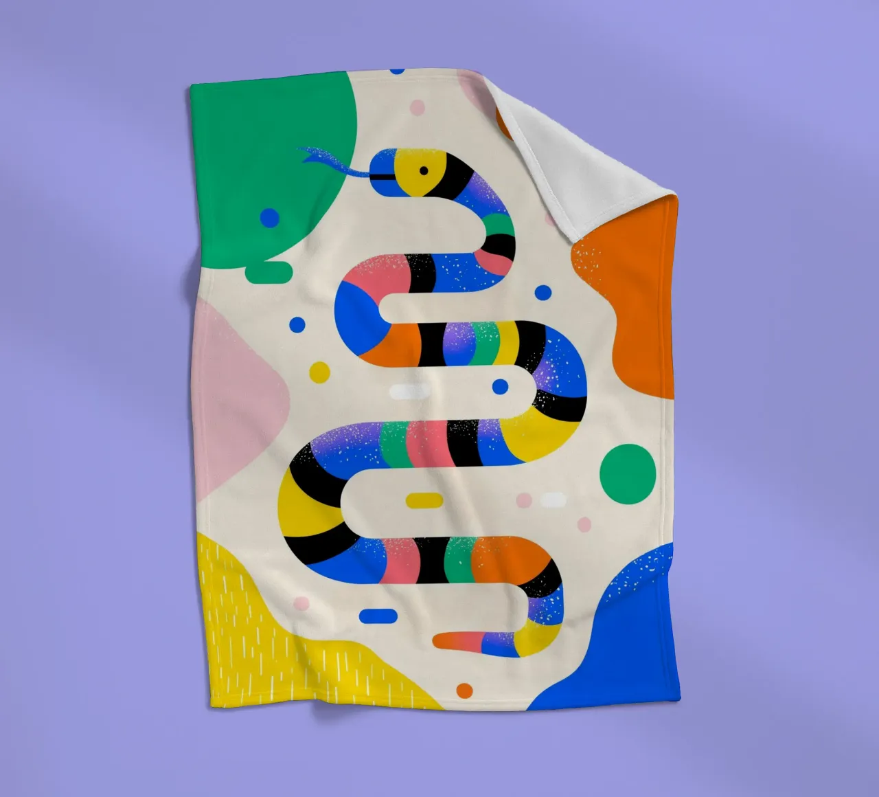 Rainbow Snake coperta in pile da Kiara