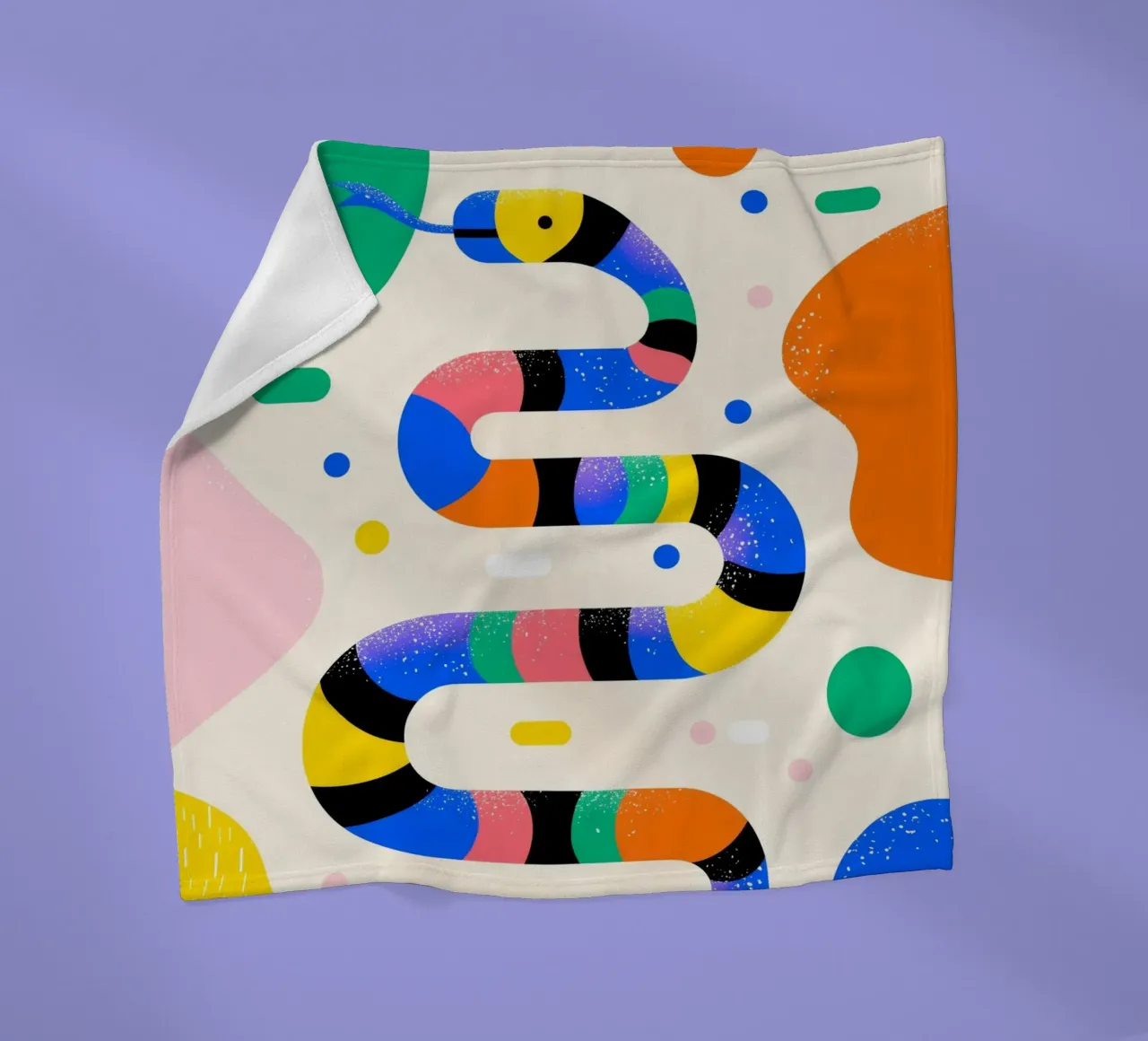 Rainbow Snake coperta in pile da Kiara
