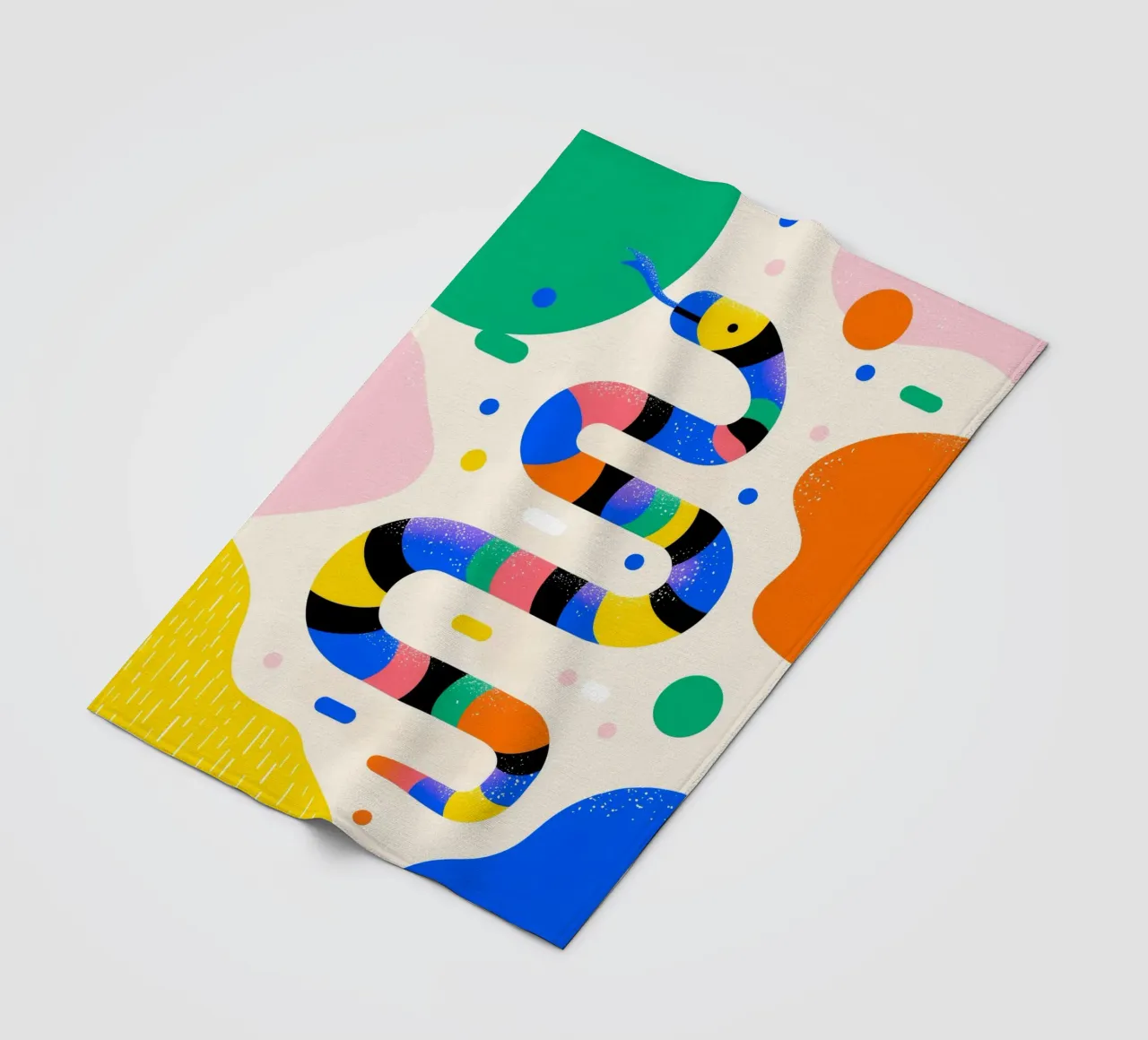 Rainbow Snake coperta in pile da Kiara