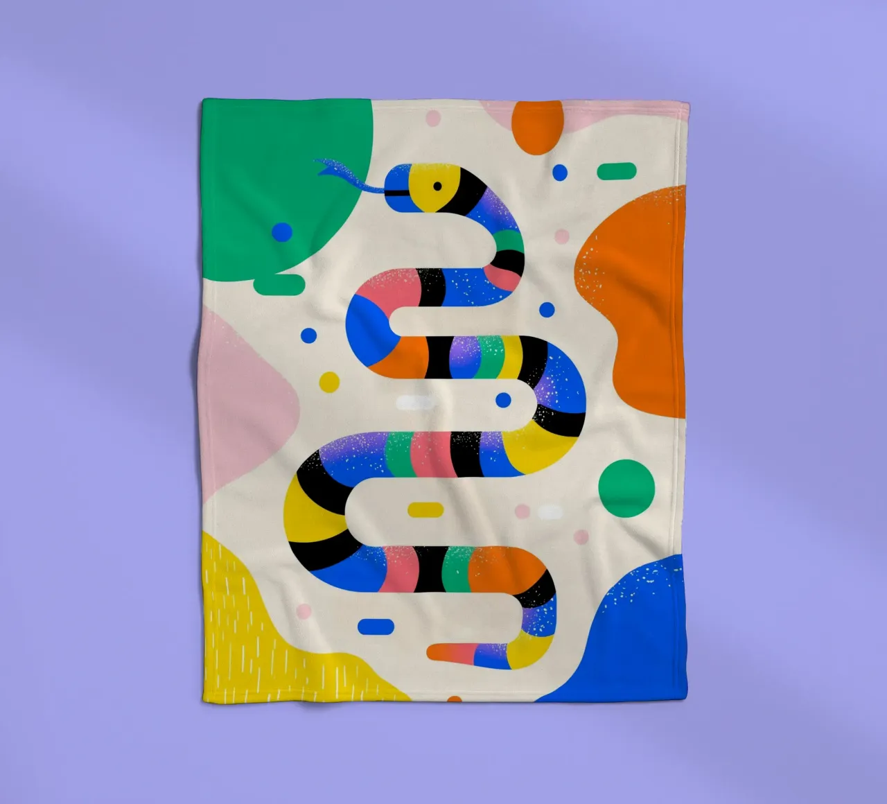 Rainbow Snake coperta in pile da Kiara