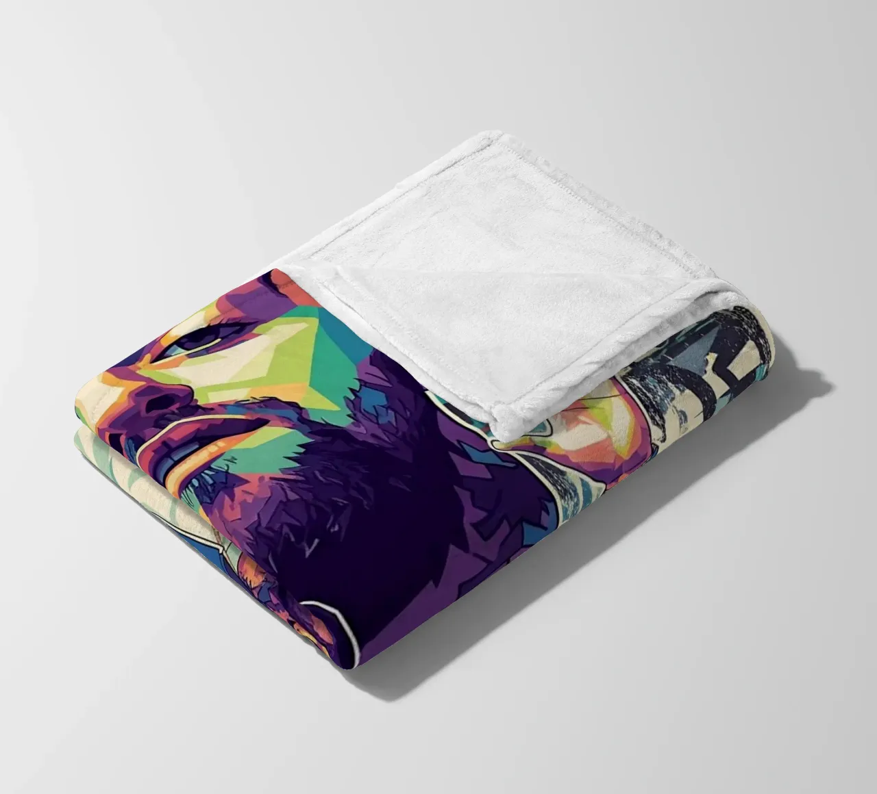 Mac Miller colore pop art coperta in pile da Hantamrata