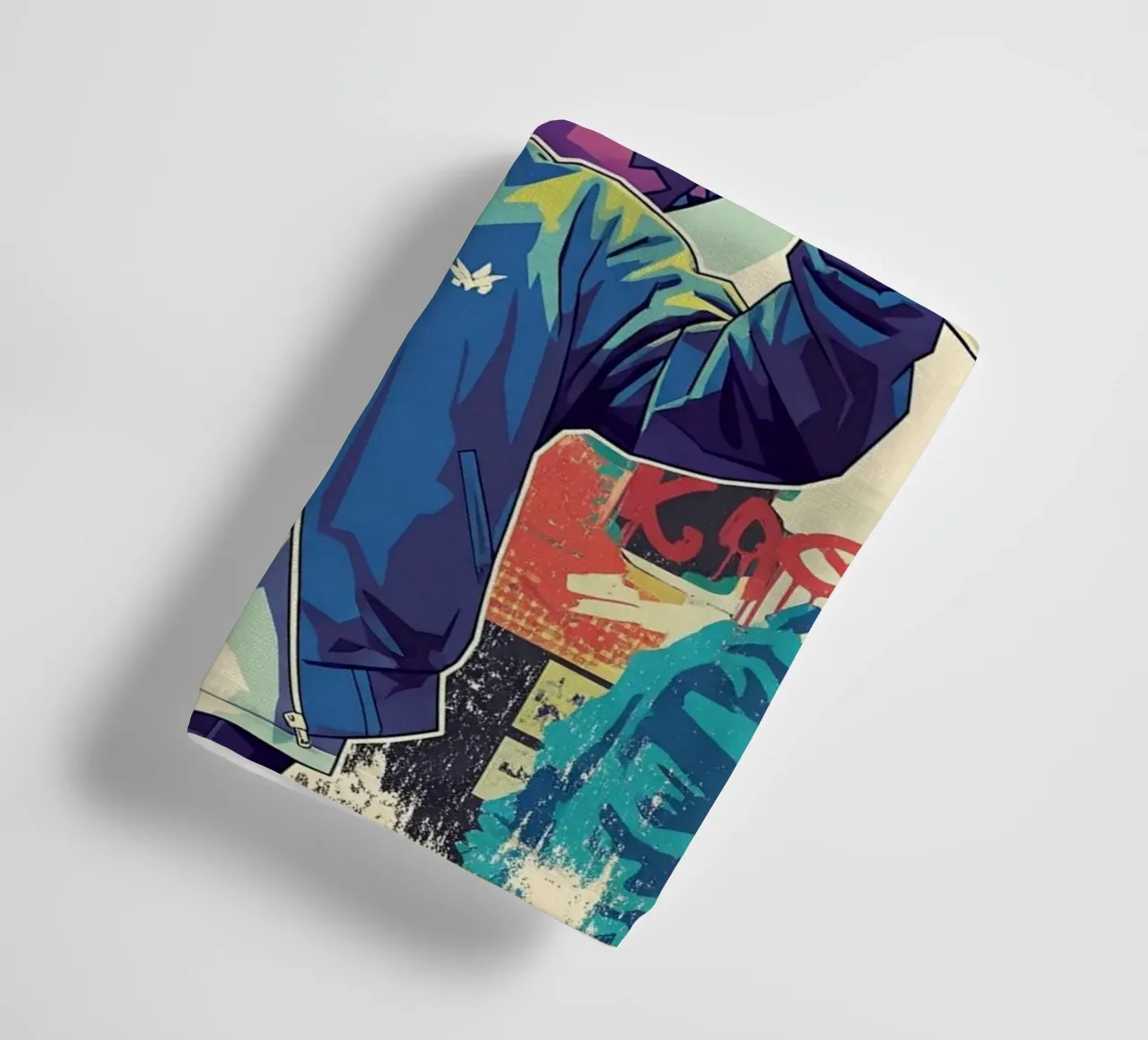 Mac Miller colore pop art asciugamano da bagno da Hantamrata