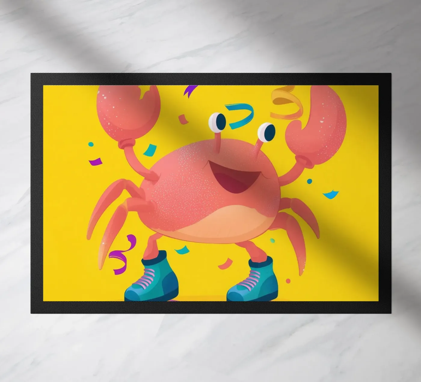 Roller Crab doormat by Kiara