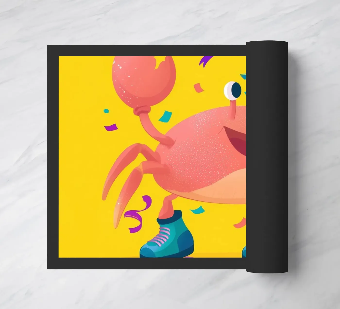 Roller Crab doormat by Kiara