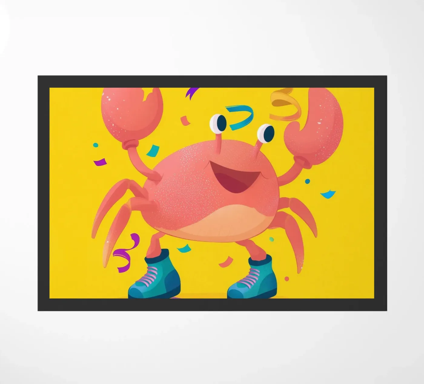 Roller Crab doormat by Kiara