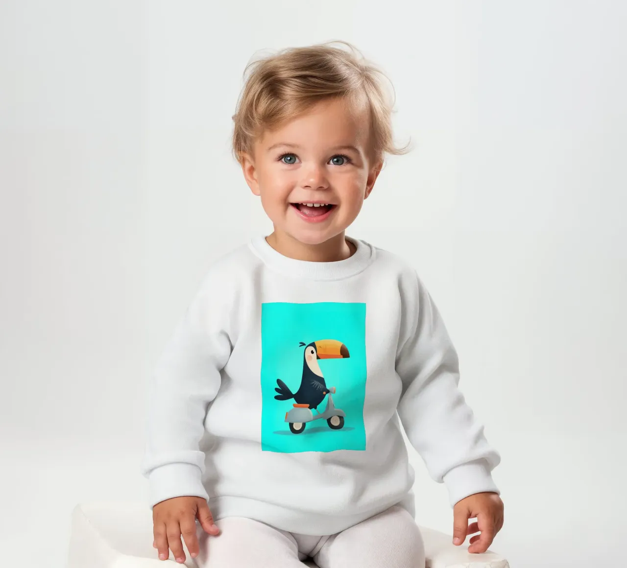 Scooter Toucan felpa neonato da Kiara