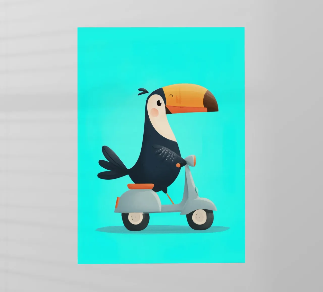 Scooter Toucan pellicola backlit da Kiara