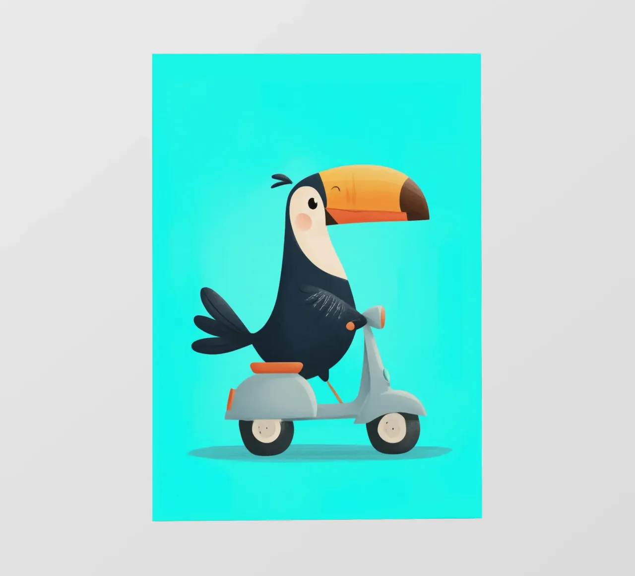 Scooter Toucan pellicola backlit da Kiara