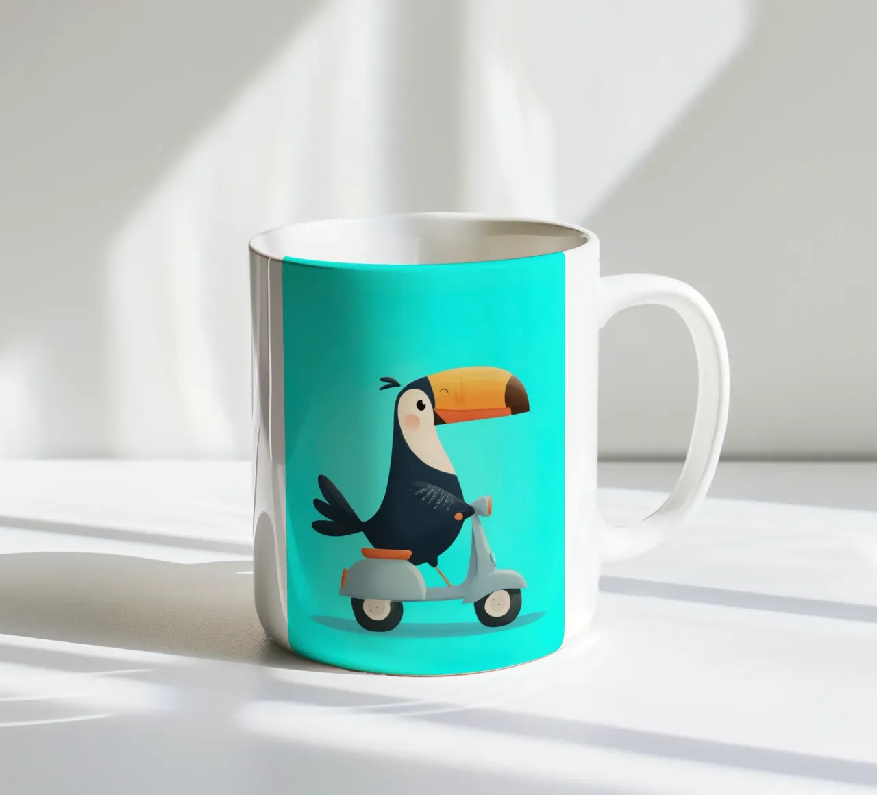 Scooter Toucan tazza in ceramica da Kiara