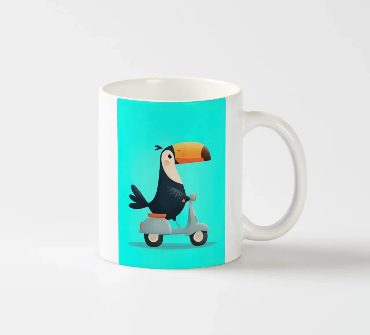 Scooter Toucan tazza in ceramica da Kiara