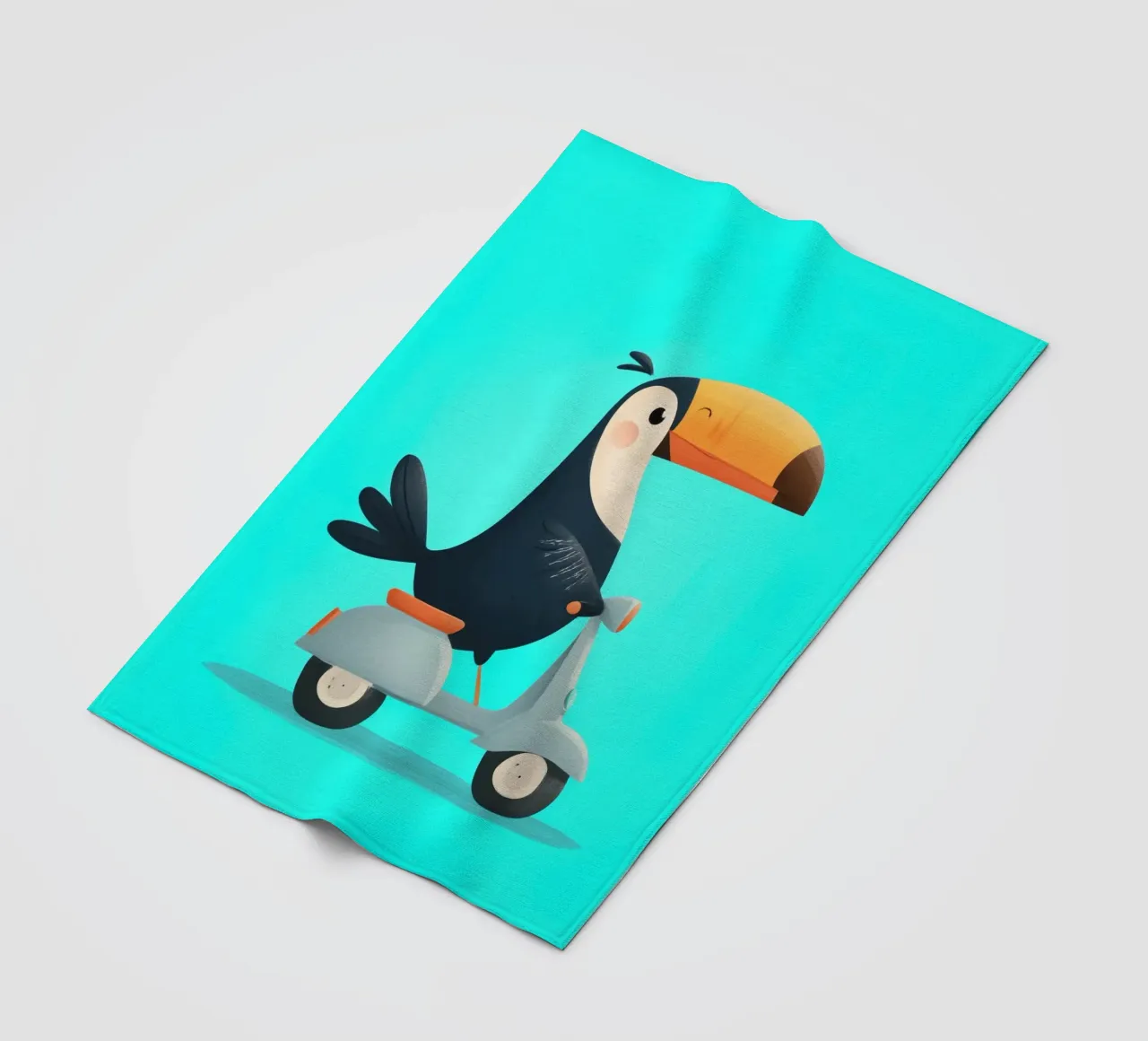 Scooter Toucan Fleecedecke von Kiara