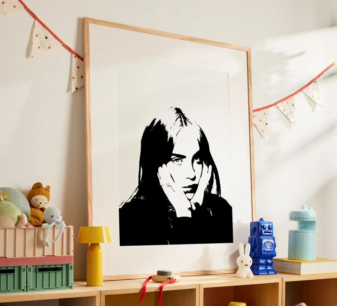 BillieEilish d'epoca poster da vintage