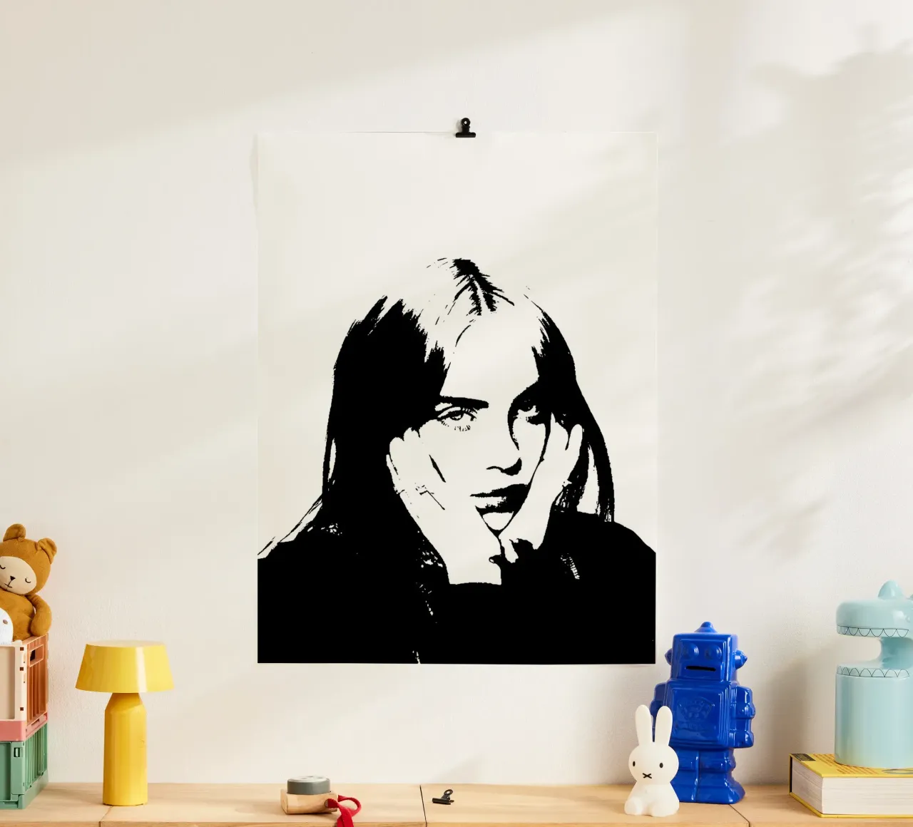 BillieEilish d'epoca poster da vintage