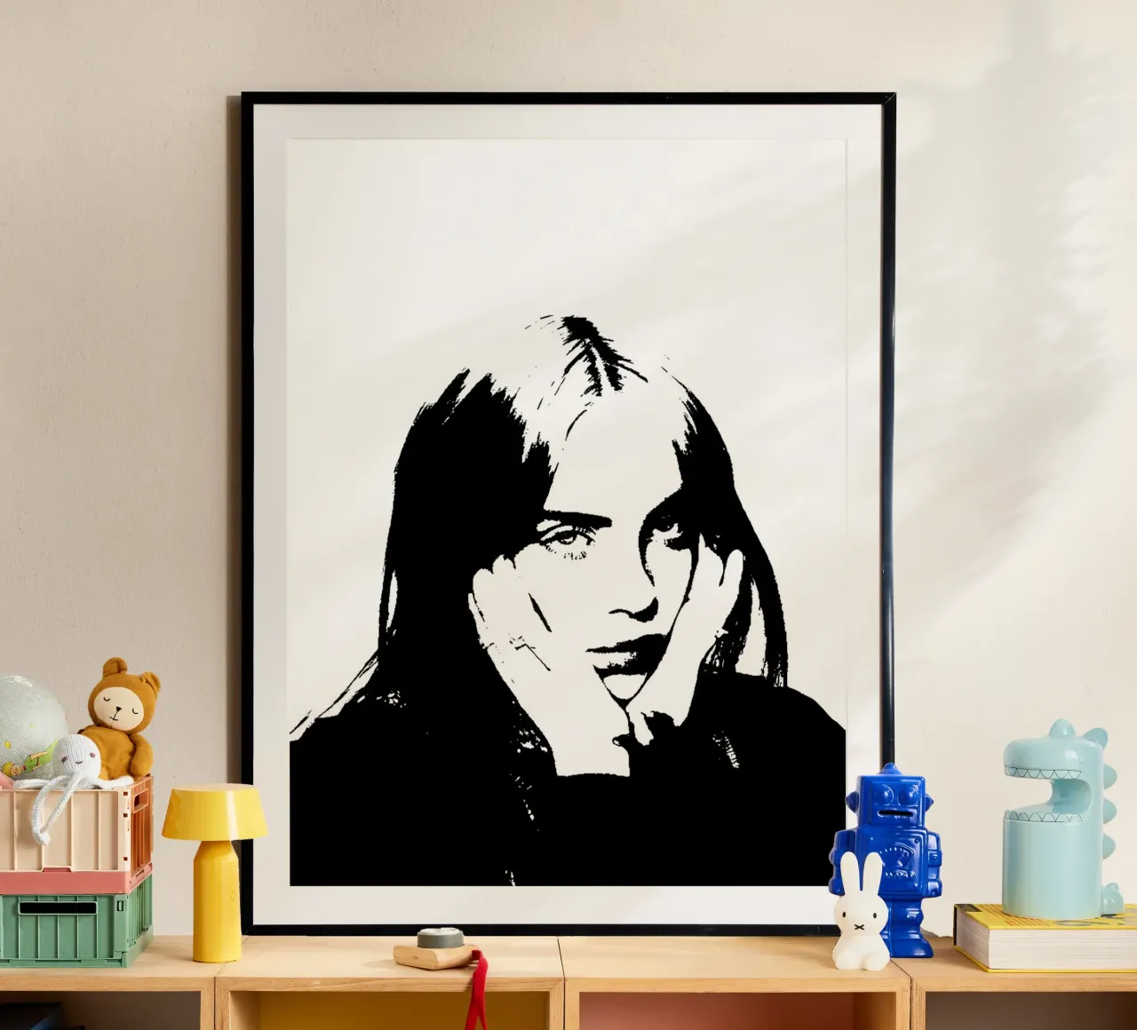 BillieEilish d'epoca poster da vintage