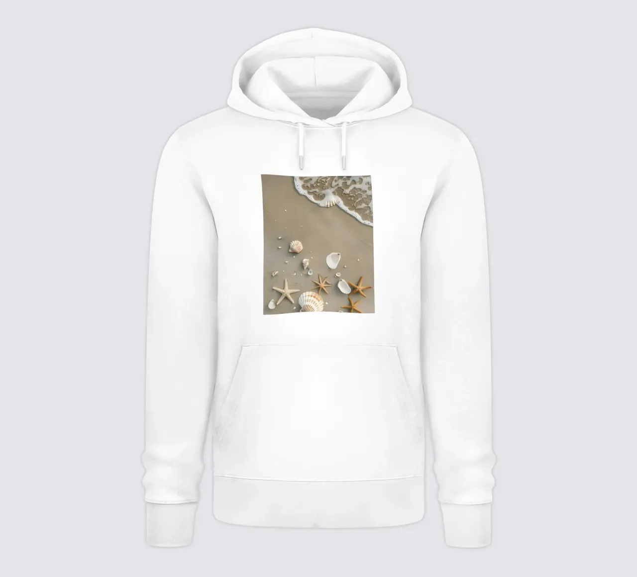 Conchiglie di mare felpa con cappuccio da luxi&lace