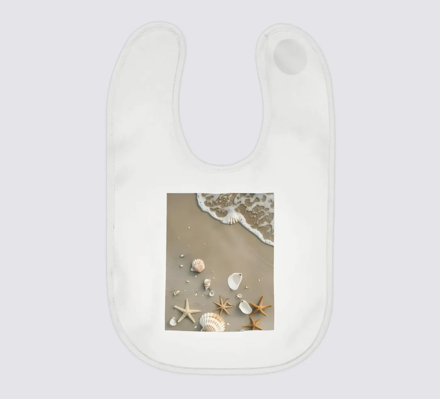 Conchiglie di mare bavaglino da luxi&lace