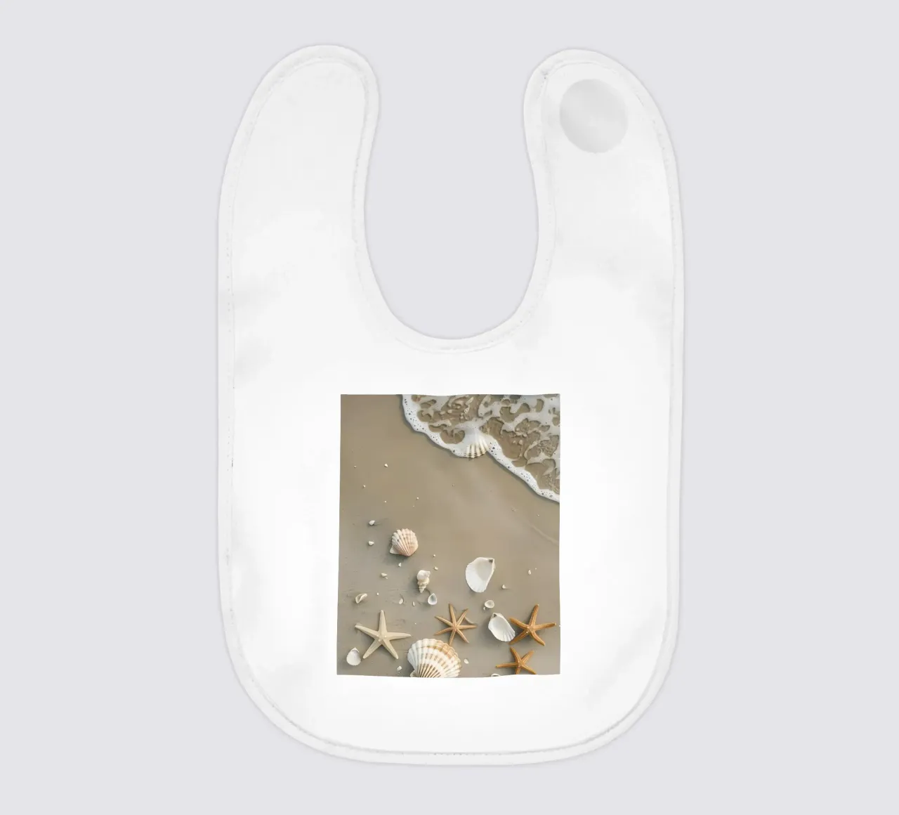 Conchiglie di mare bavaglino da luxi&lace