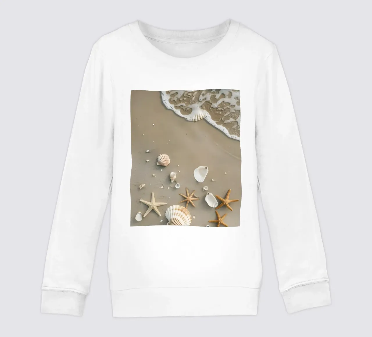 Conchiglie di mare felpa bambino da luxi&lace