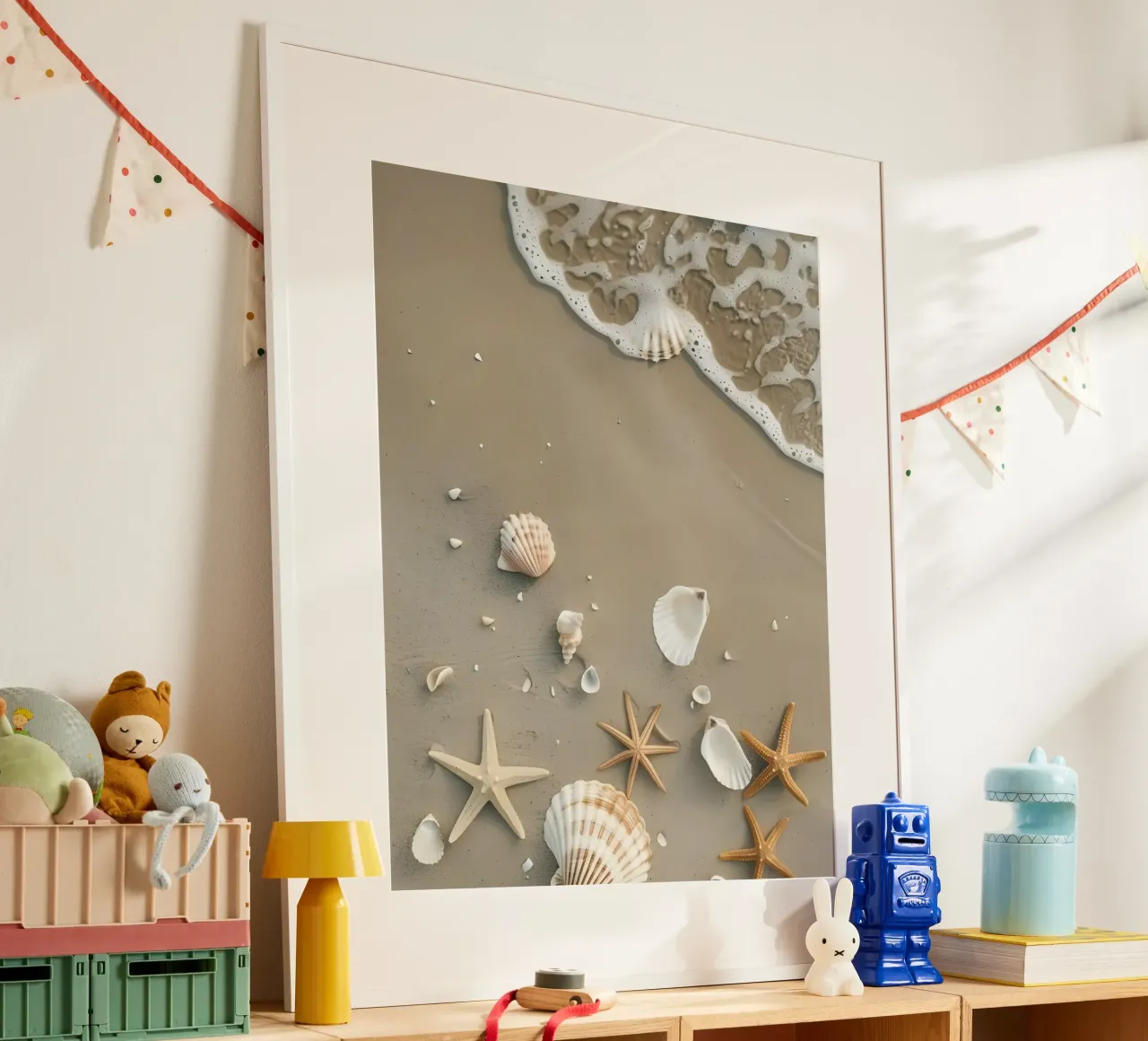 Sea Shells poster by luxi&lace