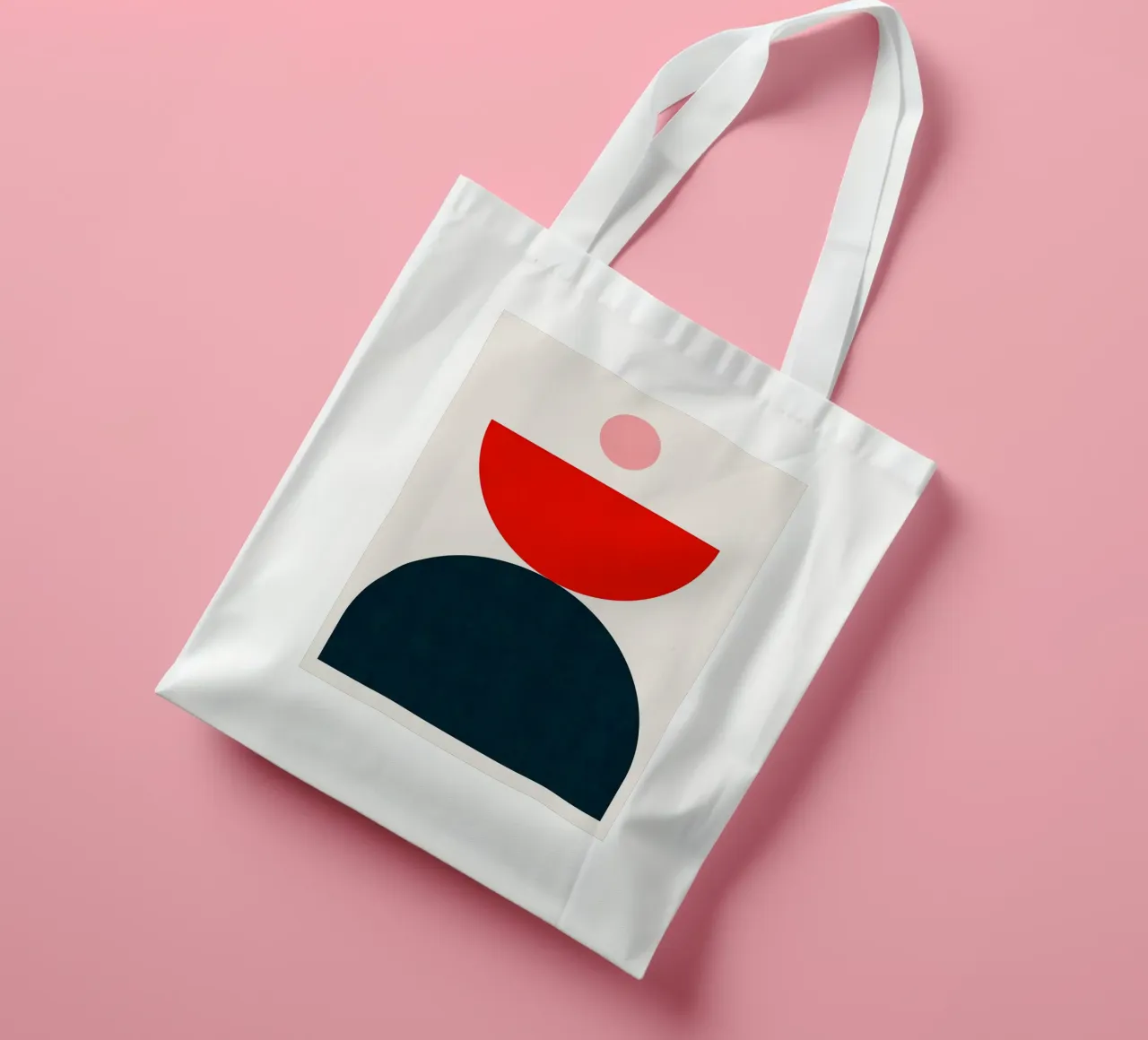 Geometria semplice borsa in juta da Liam Johnson