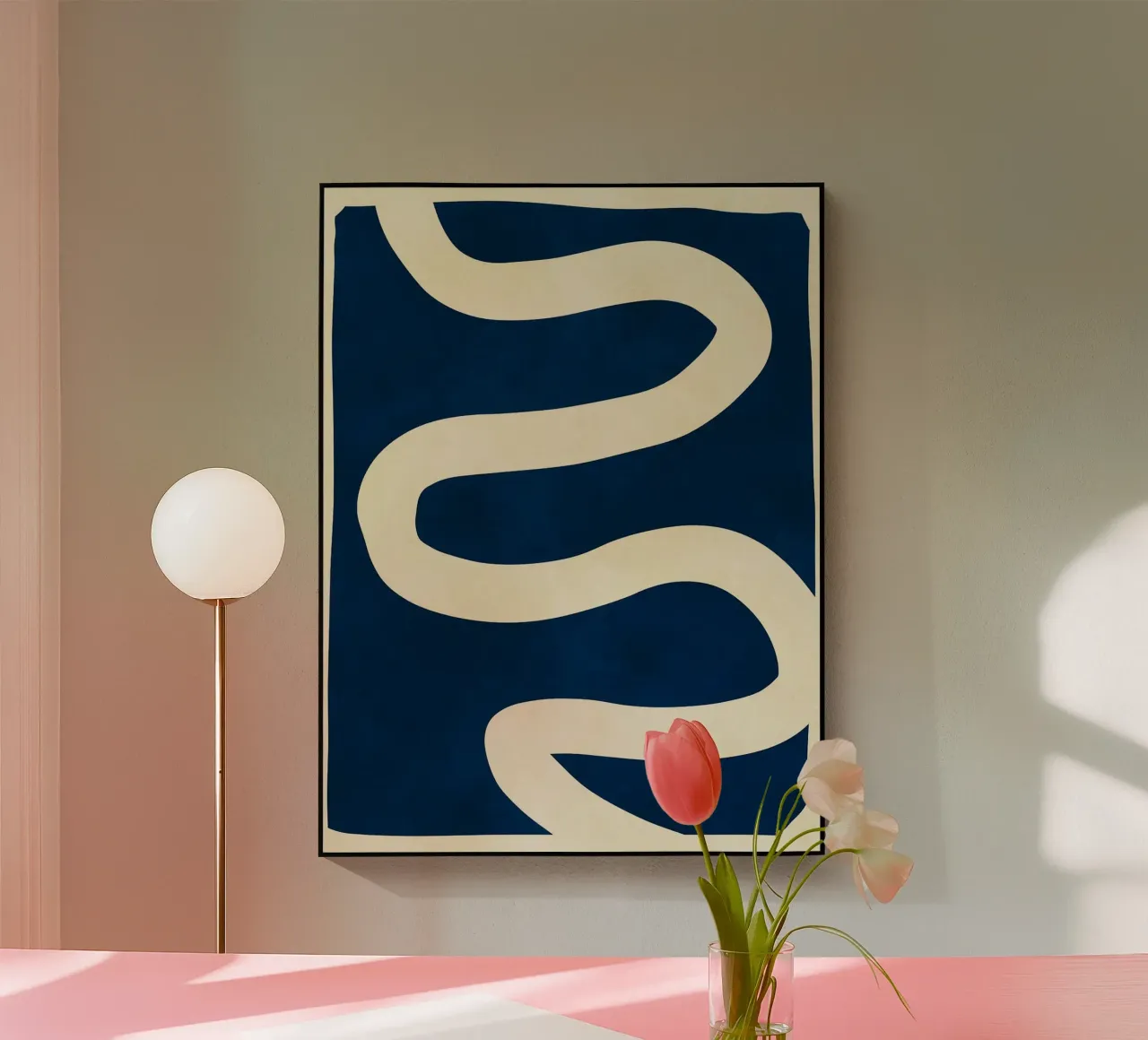 Linee espressioniste plexiglass da Liam Johnson