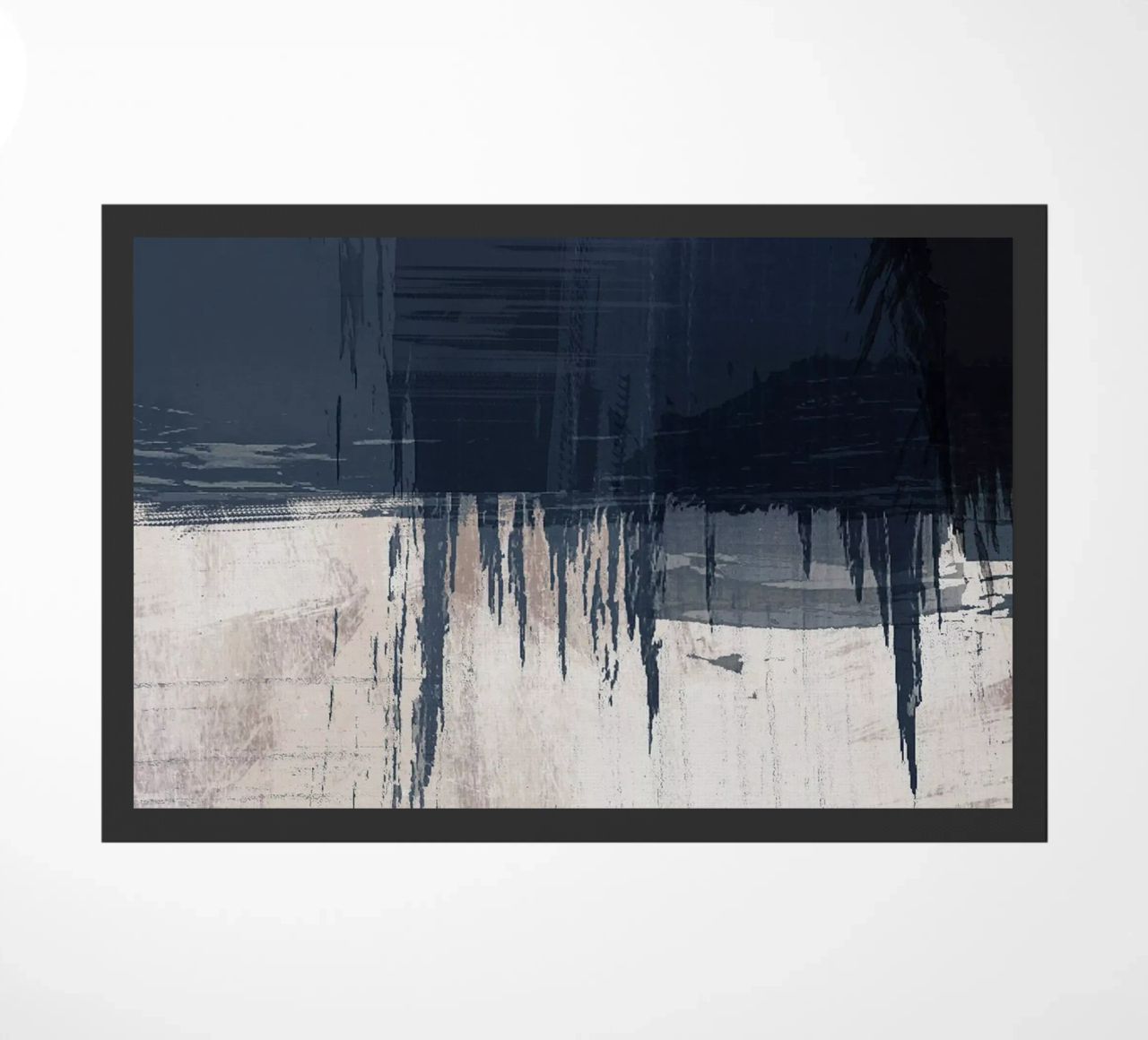 Surfaces 16 | Slate Gray, Indigo & Neutral | Abstract zerbino da sabidussi