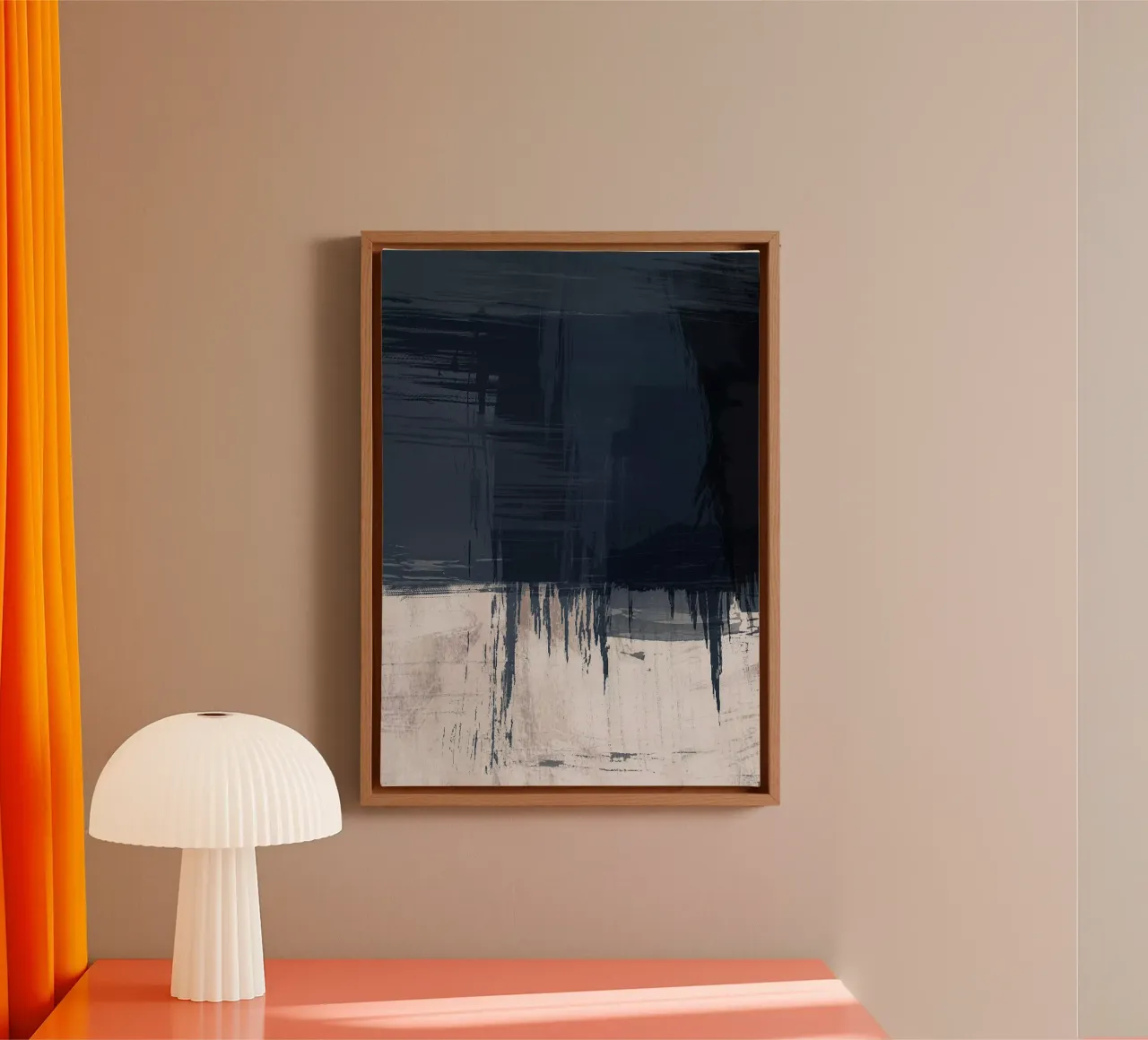 Surfaces 16 | Slate Gray, Indigo & Neutral | Abstract tela da sabidussi