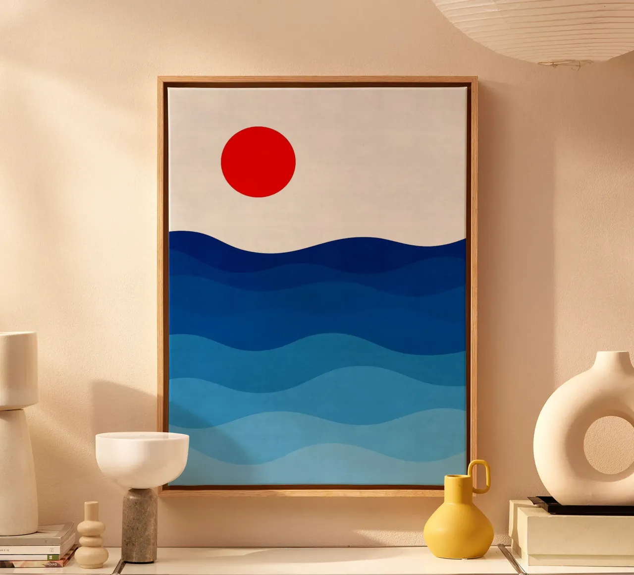Paesaggio semplice tela con Cornice a cassetta da Liam Johnson