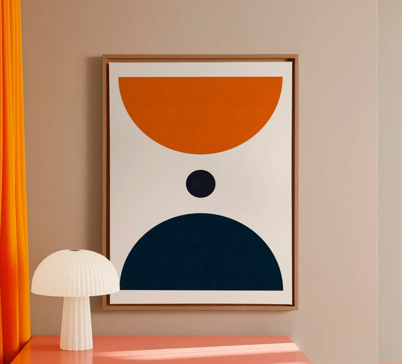 Eenvoudige geometrie canvas met Baklijst van Liam Johnson