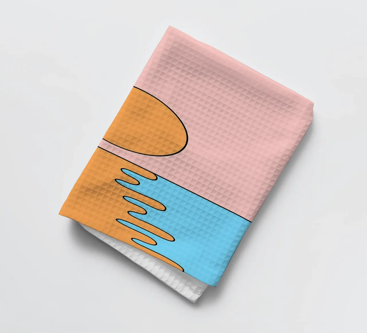 Sunset Minimalist Art torchon de Noah Bouchard