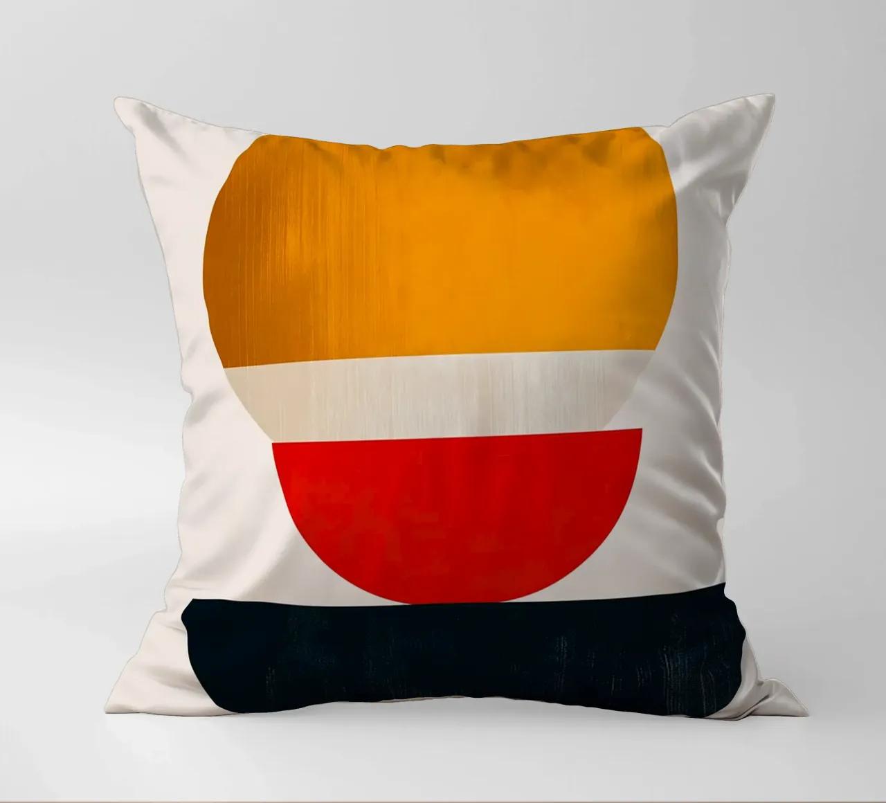 Harmonie empilée - Formes abstraites en équilibre - Géom. abst. coussin de Noah Bouchard