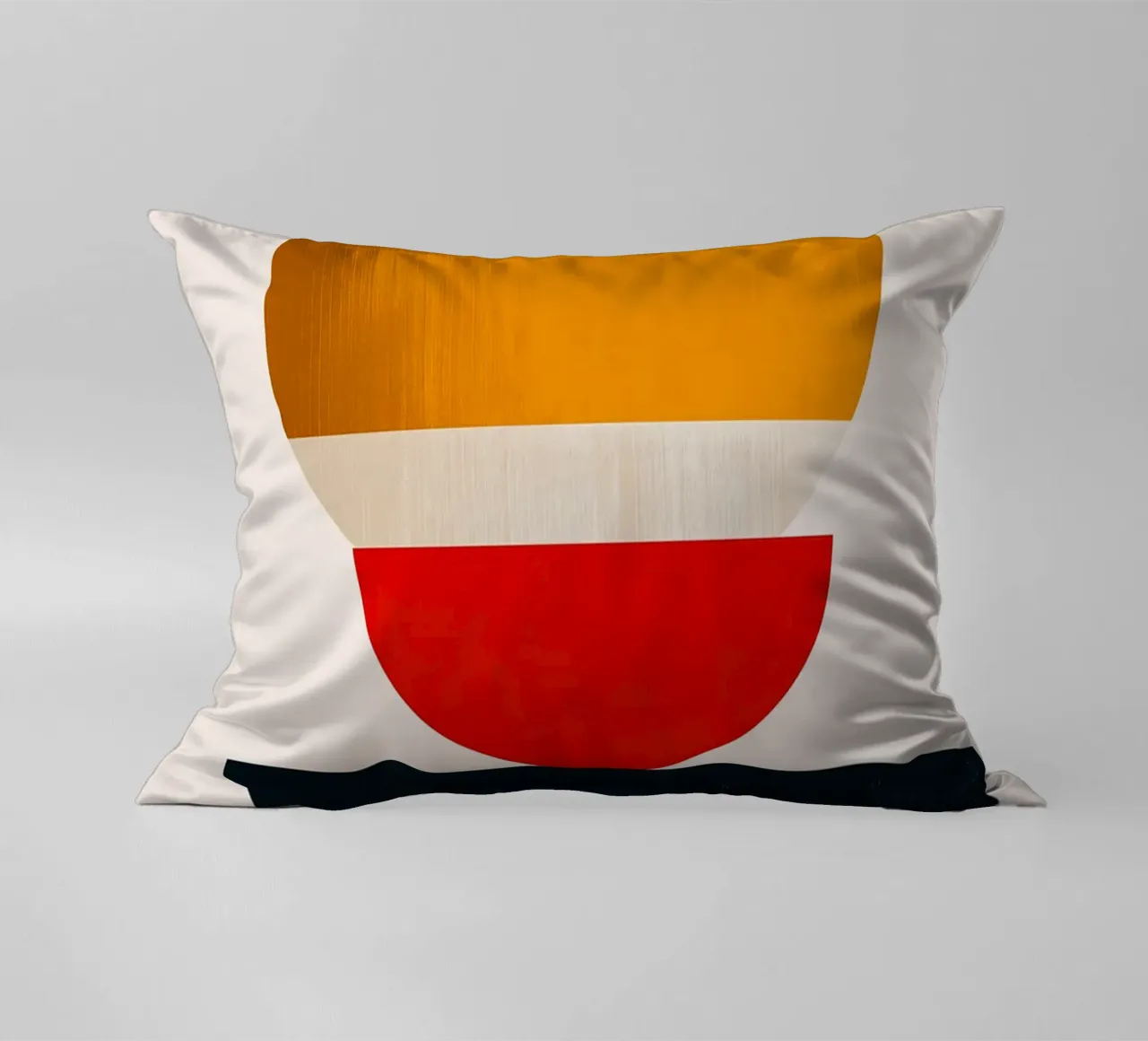 Harmonie empilée - Formes abstraites en équilibre - Géom. abst. coussin de Noah Bouchard